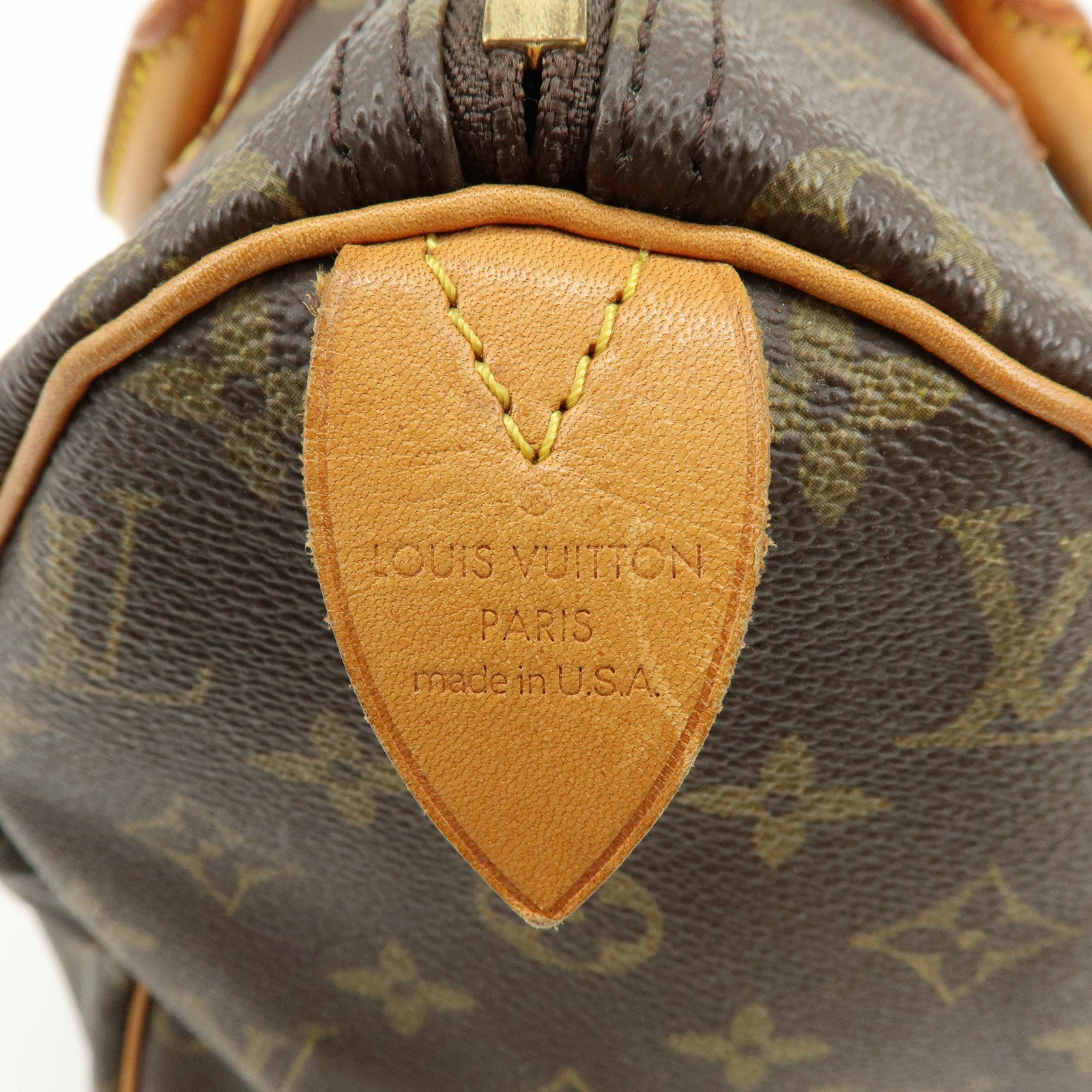 Louis Vuitton Monogram Speedy 30 Boston Bag Hand Bag Brown M41526