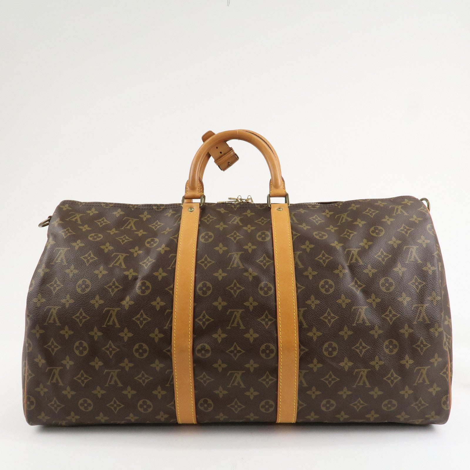 Louis Vuitton Monogram Keep All Bandouliere 55 Boston Bag M41414 Used