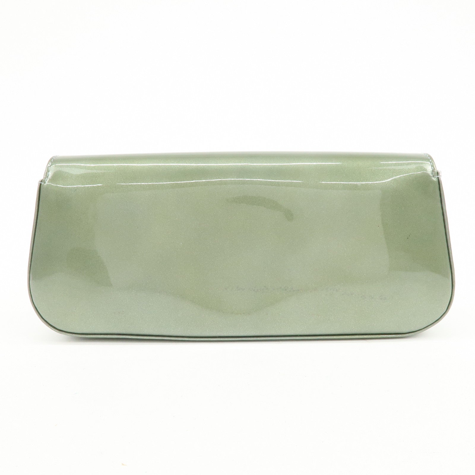 Louis Vuitton Vernis Leather Pochette Sobe Clutch Bag Blue