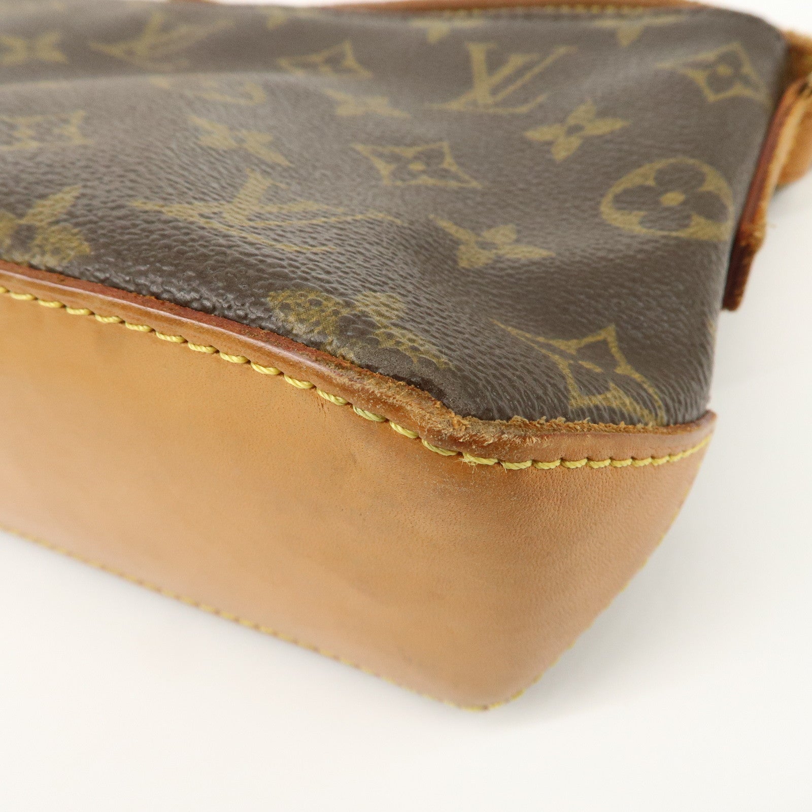 Louis Vuitton Monogram Trotteur Shoulder Bag Brown M51240