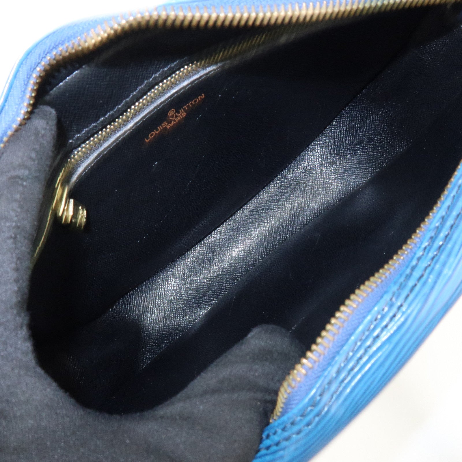 Louis Vuitton Epi Jeune Fille Shoulder Bag Toledo Blue M52155