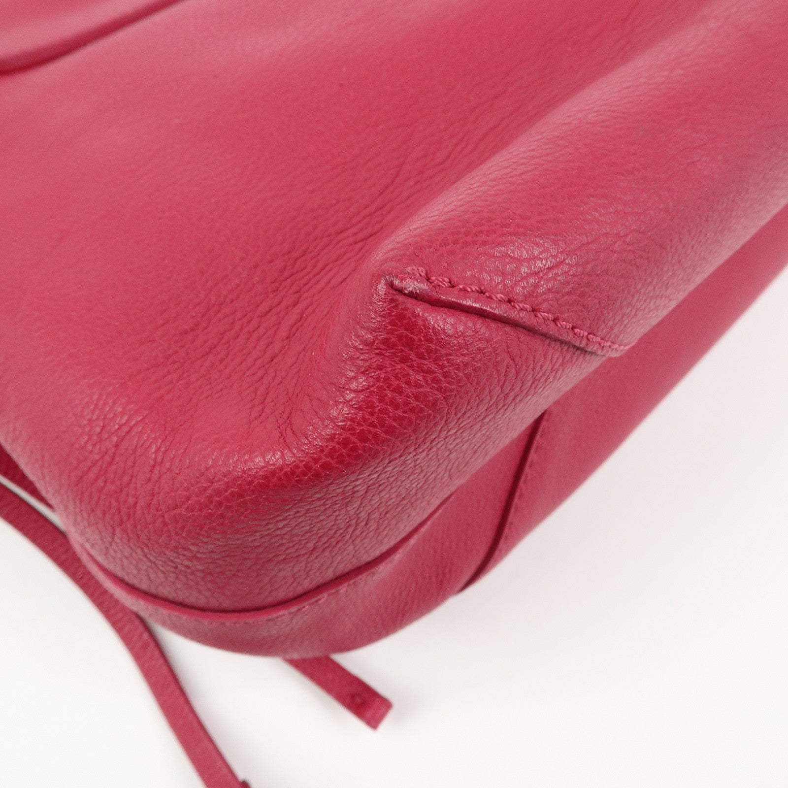 Louis Vuitton Lockme PM Leather Hand Shoulder Bag Fuchsia M50360