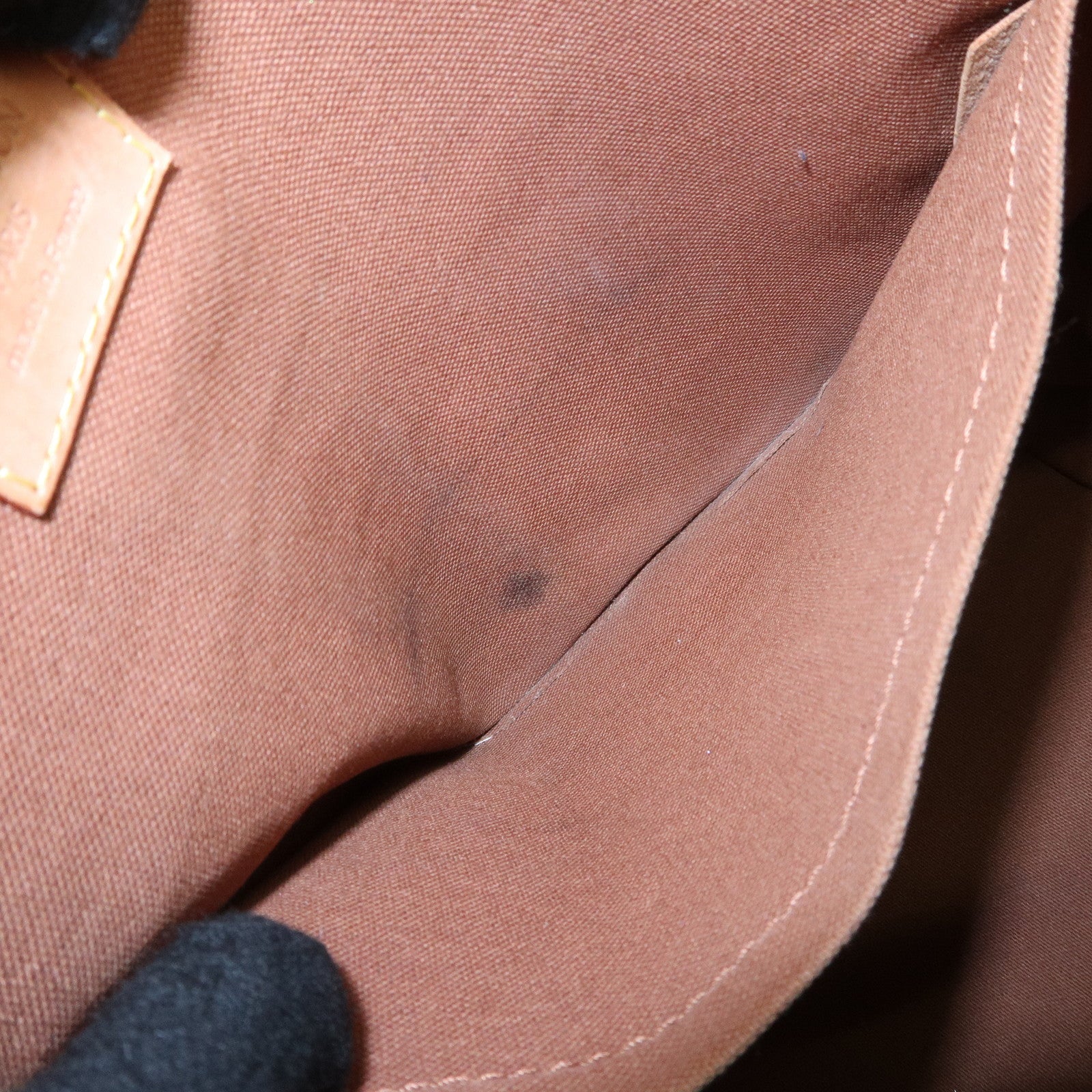 Louis Vuitton Monogram Palermo PM 2Way Hand Bag Brown M40145 Used