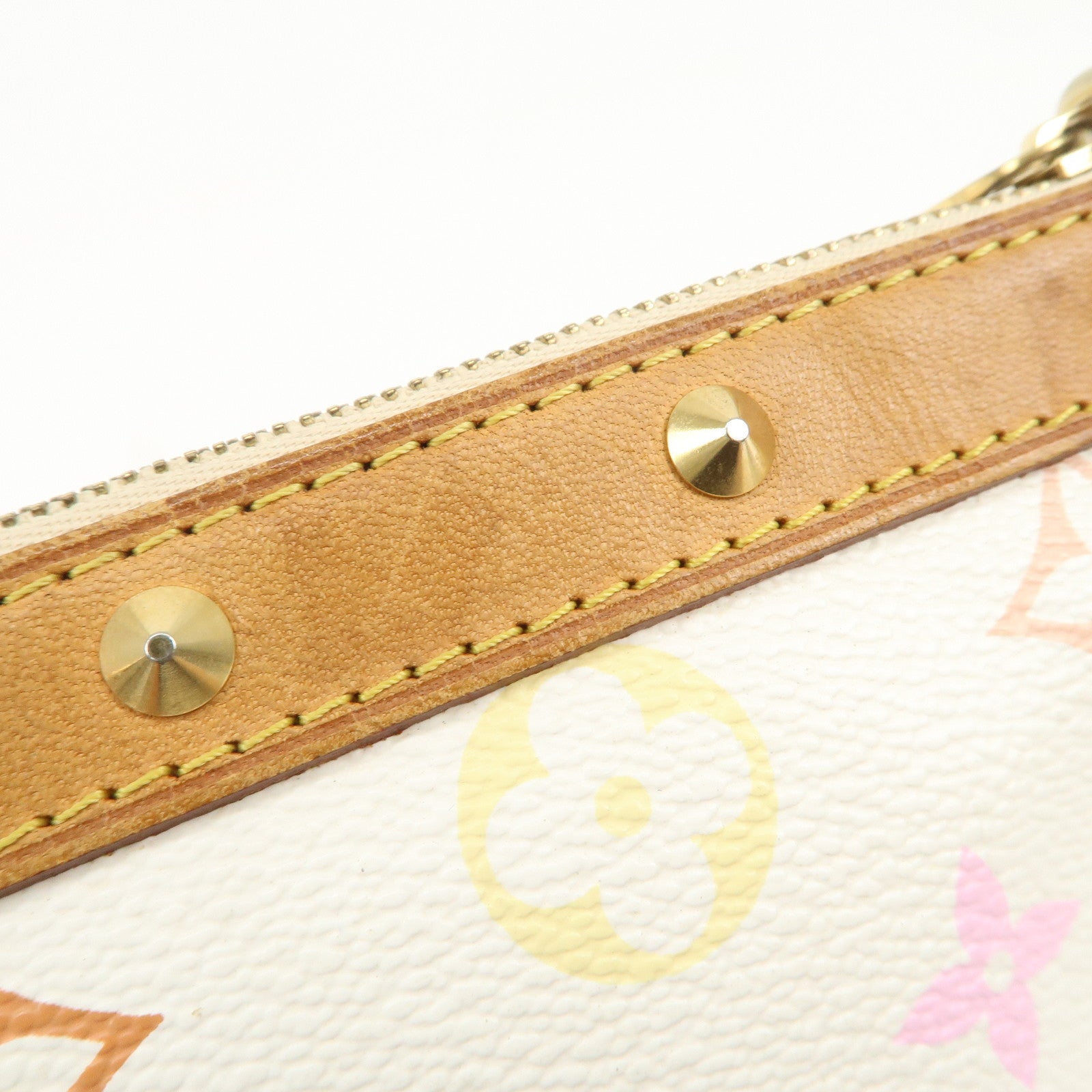 Louis Vuitton Monogram Multicolor Pochette Accessoires Blanc M92649