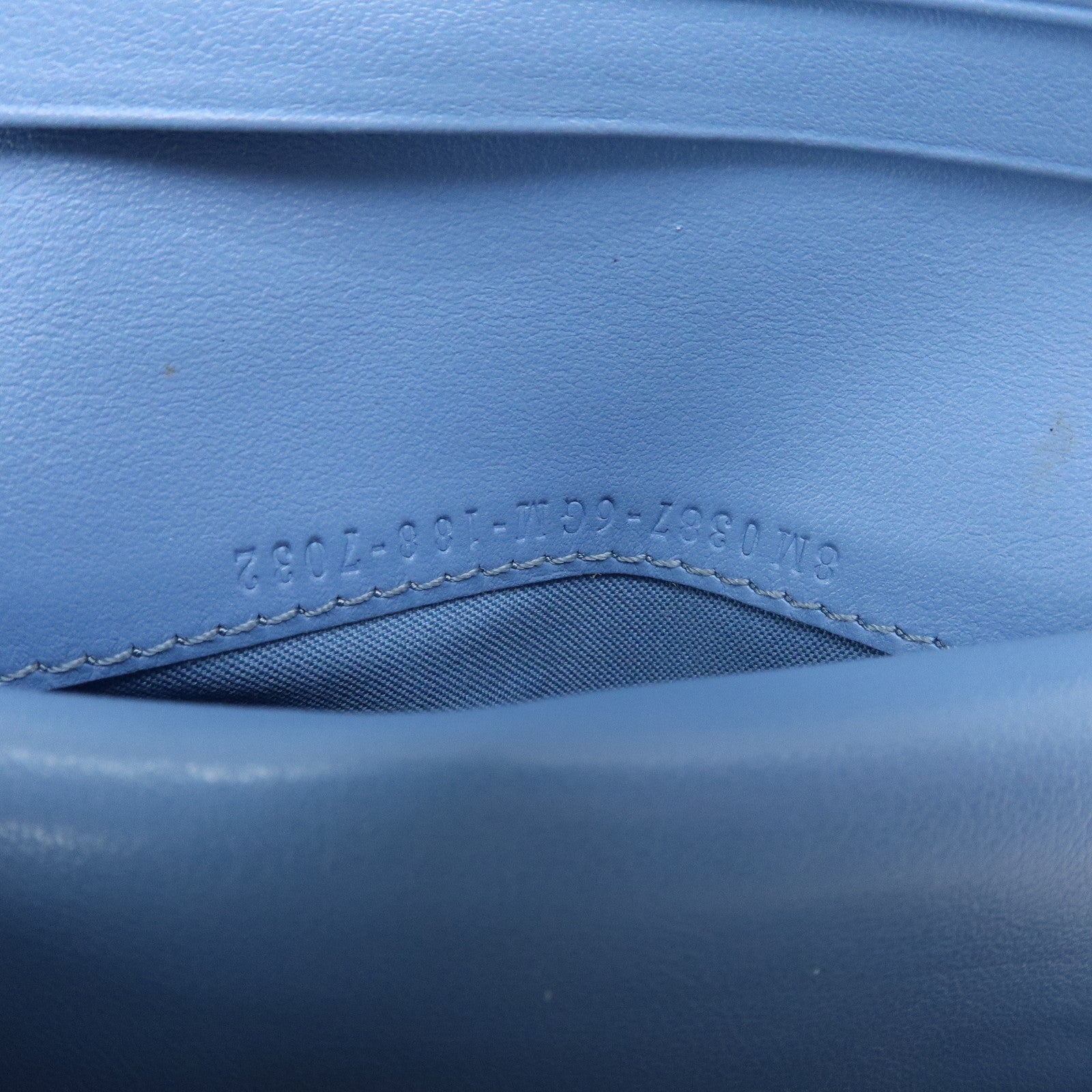 FENDI F is FENDI Leather Bi-fold Compact Wallet Gray 8M0387