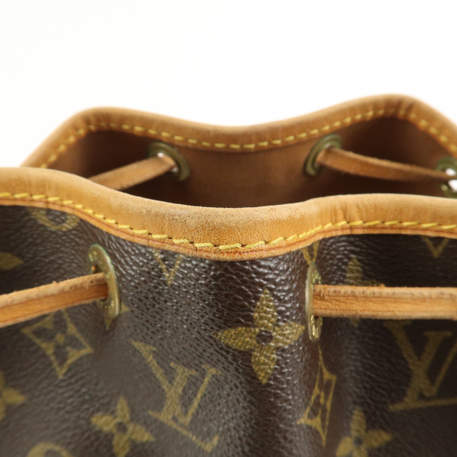 Louis Vuitton Monogram Petit Noe Shoulder Bag Brown M42226