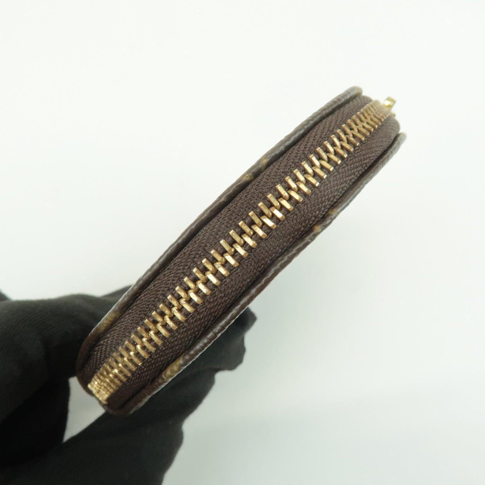 Louis Vuitton Monogram Porte Monnaie Rond Coin Case M61926 Used