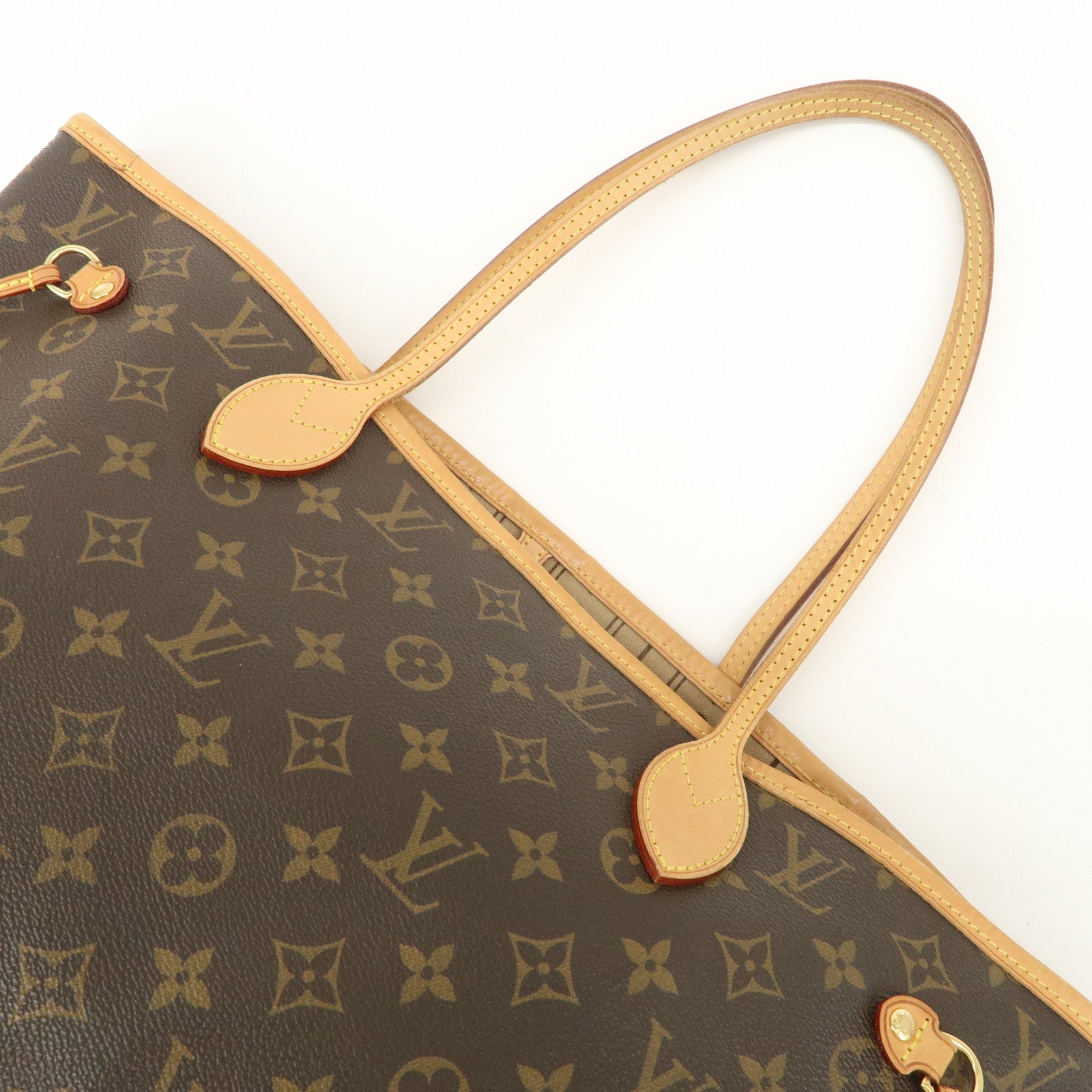 Louis Vuitton Monogram Neverfull MM Tote Bag Shoulder Bag Brown M40156