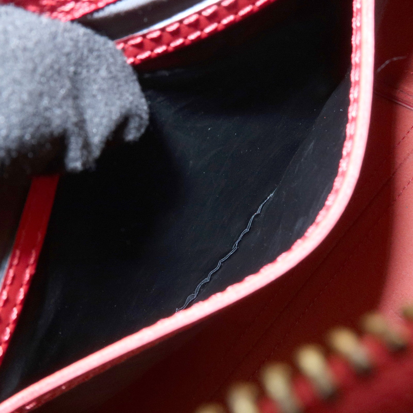 Louis Vuitton Epi Speedy 25 Hand Bag Castilian Red M43017