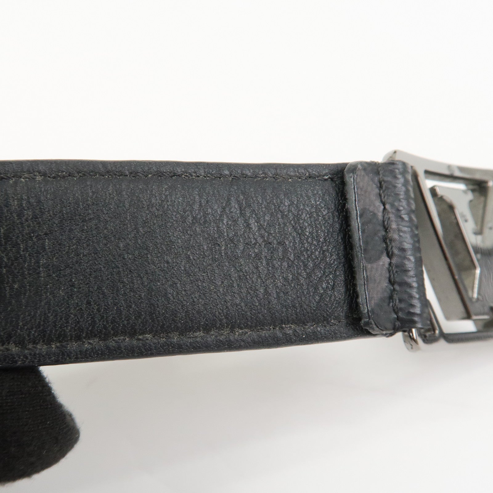 Louis Vuitton Monogram Eclips Hockenheim Bracelet Noir Black M6295