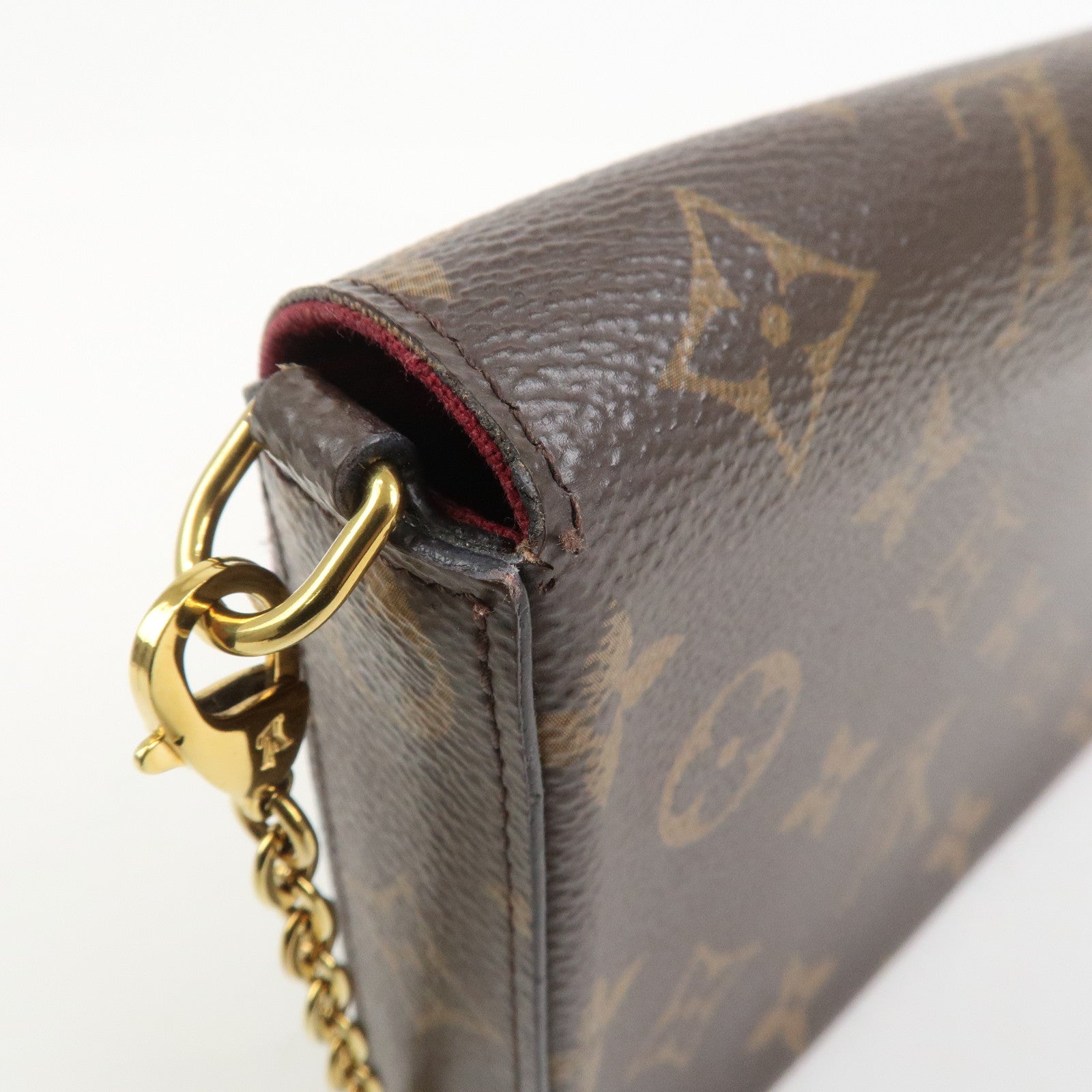 Louis Vuitton Monogram Pochette Felicie Shoulder Bag Brown M61276