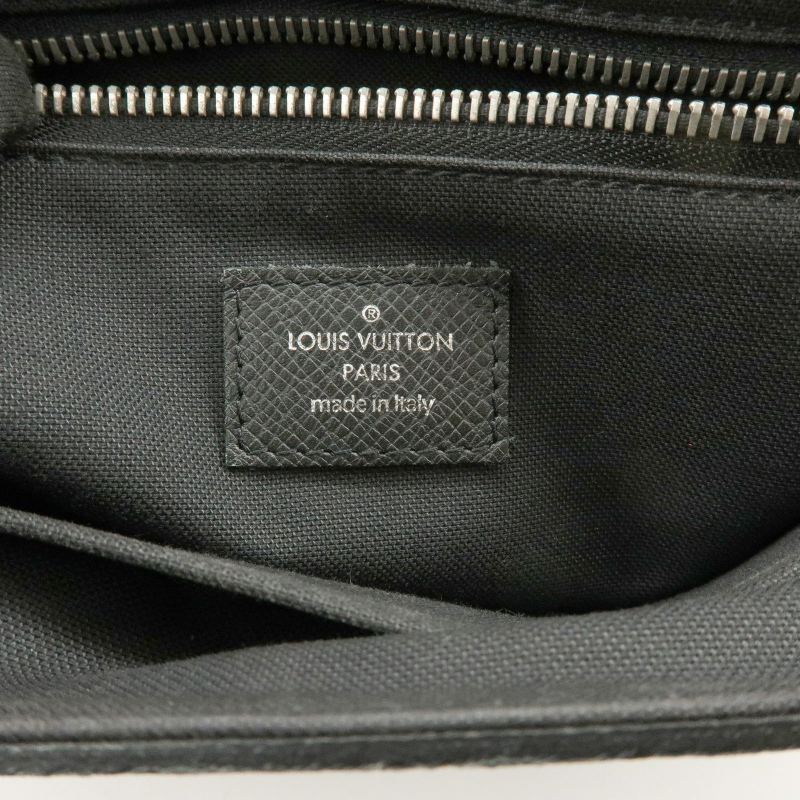 Louis Vuitton Taiga Leather Victor Shoulder Bag Ardoise M30142