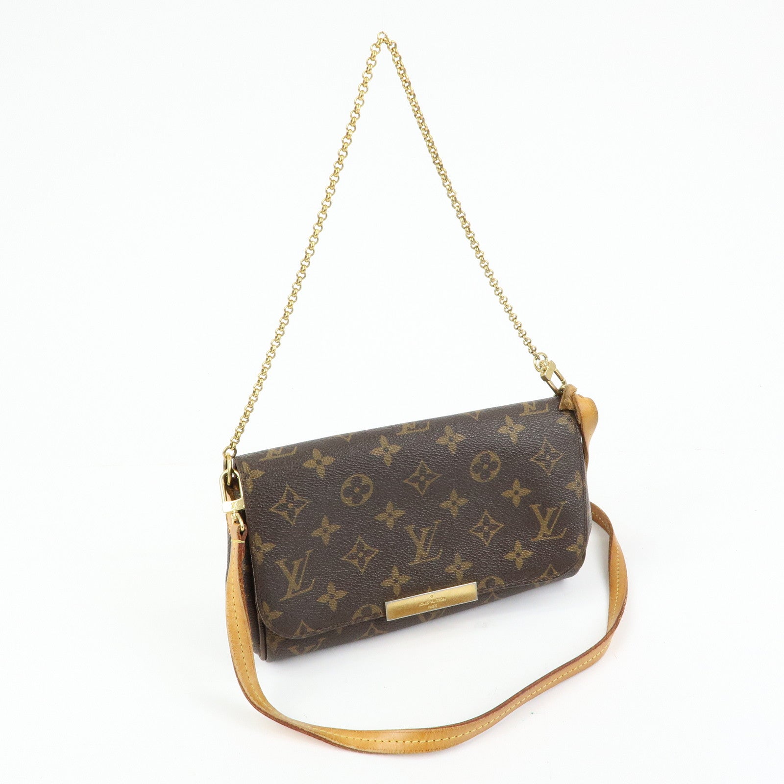 Louis Vuitton Monogram Favorite PM 2Way Shoulder Bag Brown M40717