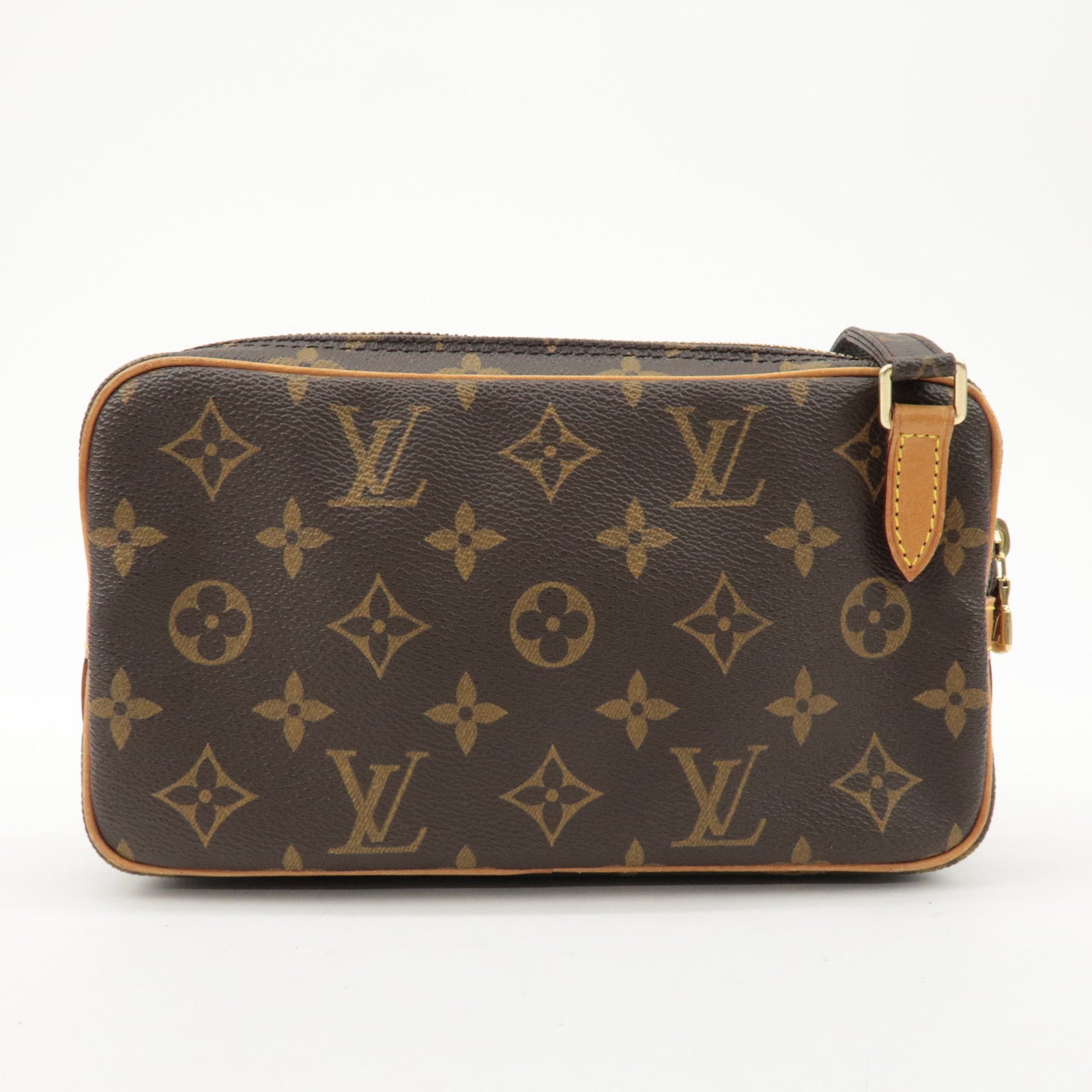 Louis Vuitton Monogram Pochette Marly Bandouliere Bag Brown M51828 Used