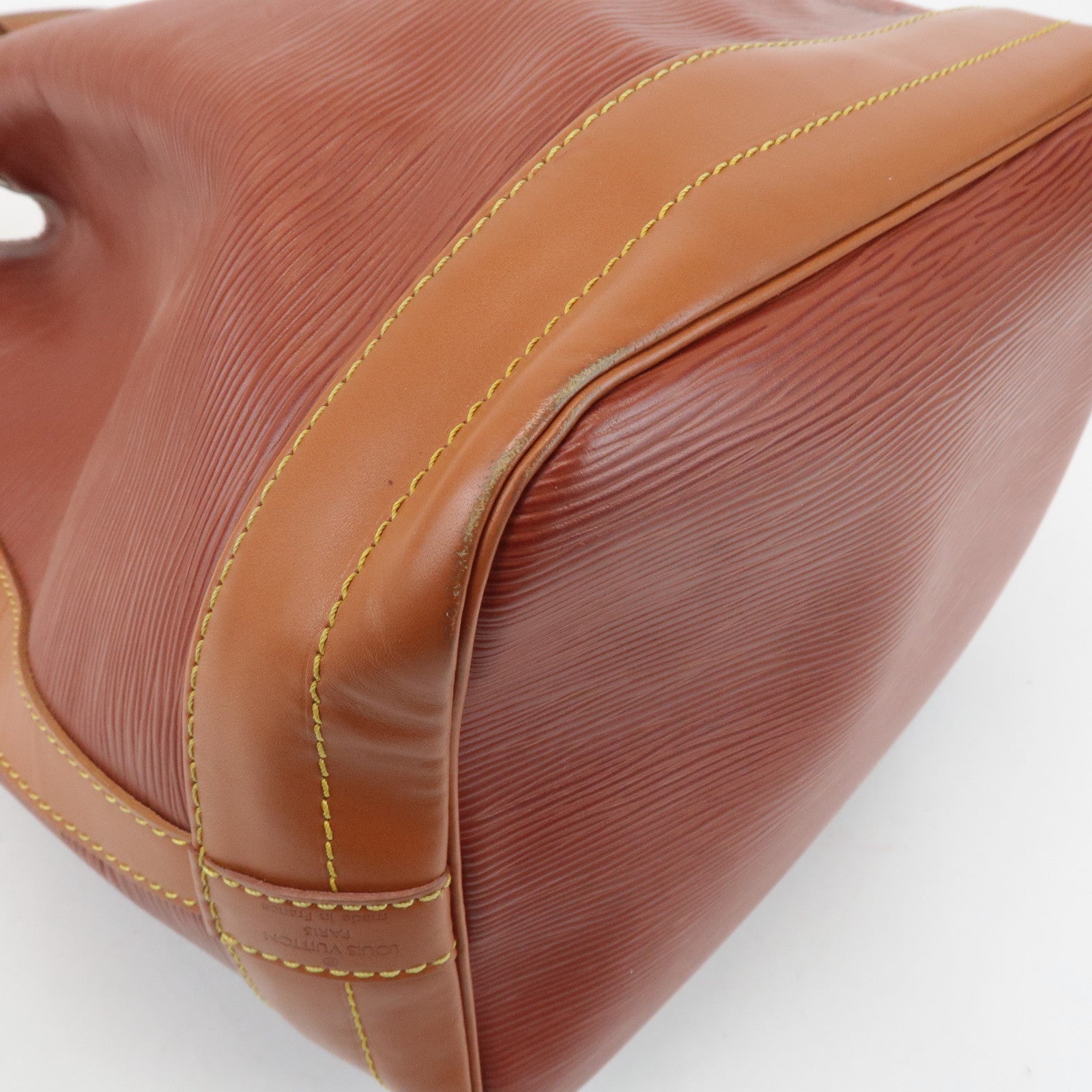 Louis Vuitton Epi Noe Bi-Color Shoulder Bag Kenya Brown M44028 Used