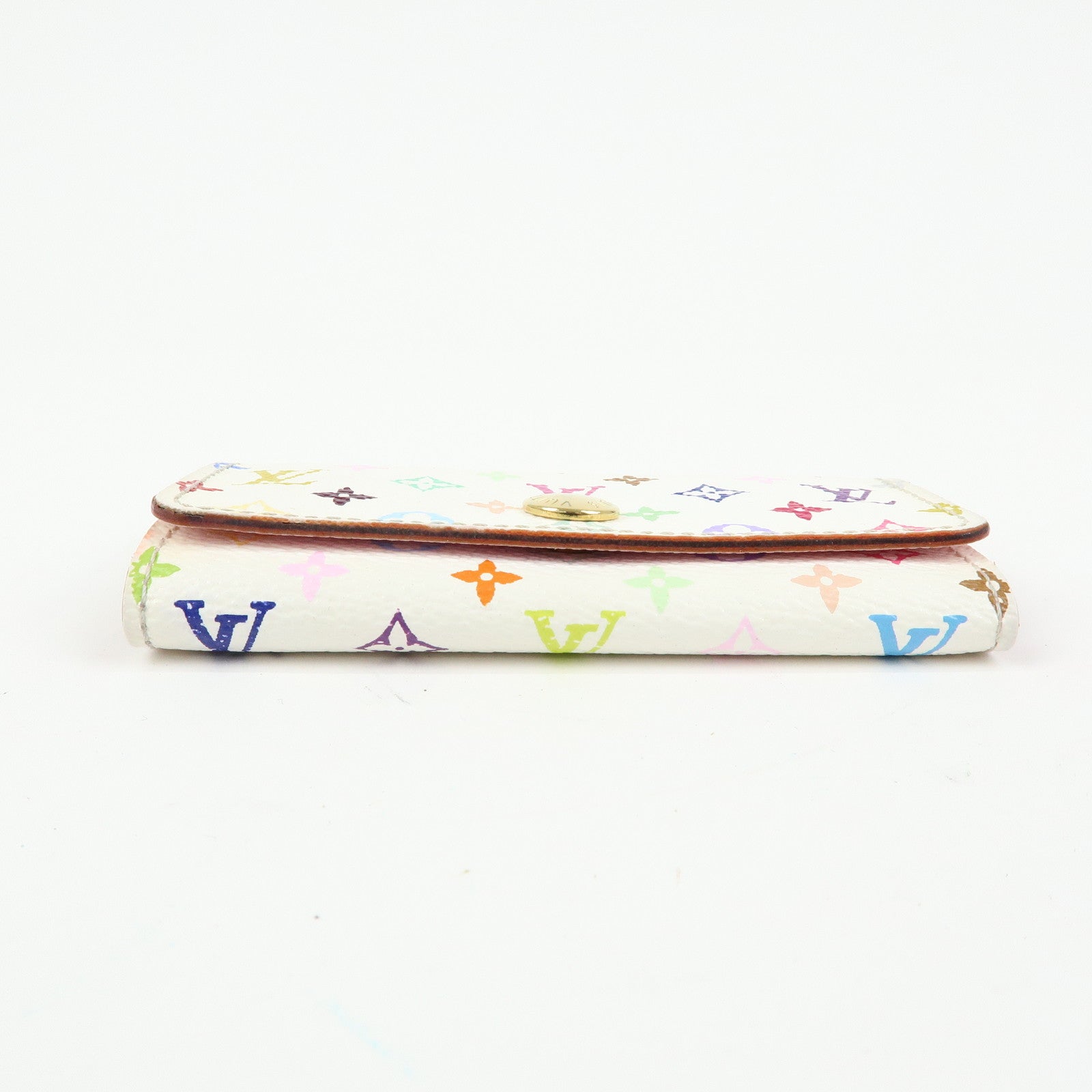 Louis Vuitton Monogram Multicolor Multicles 4 Key Case Blanc M93731