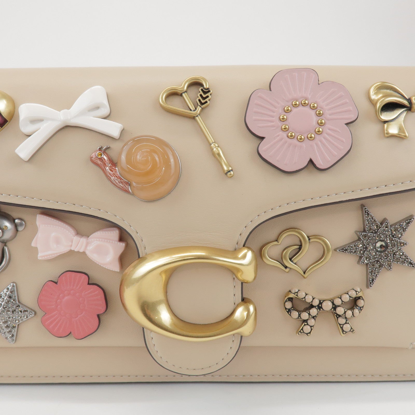 COACH Tabby 26 Leather 2Way Shoulder Hand Bag Japan Exclusive Ivory