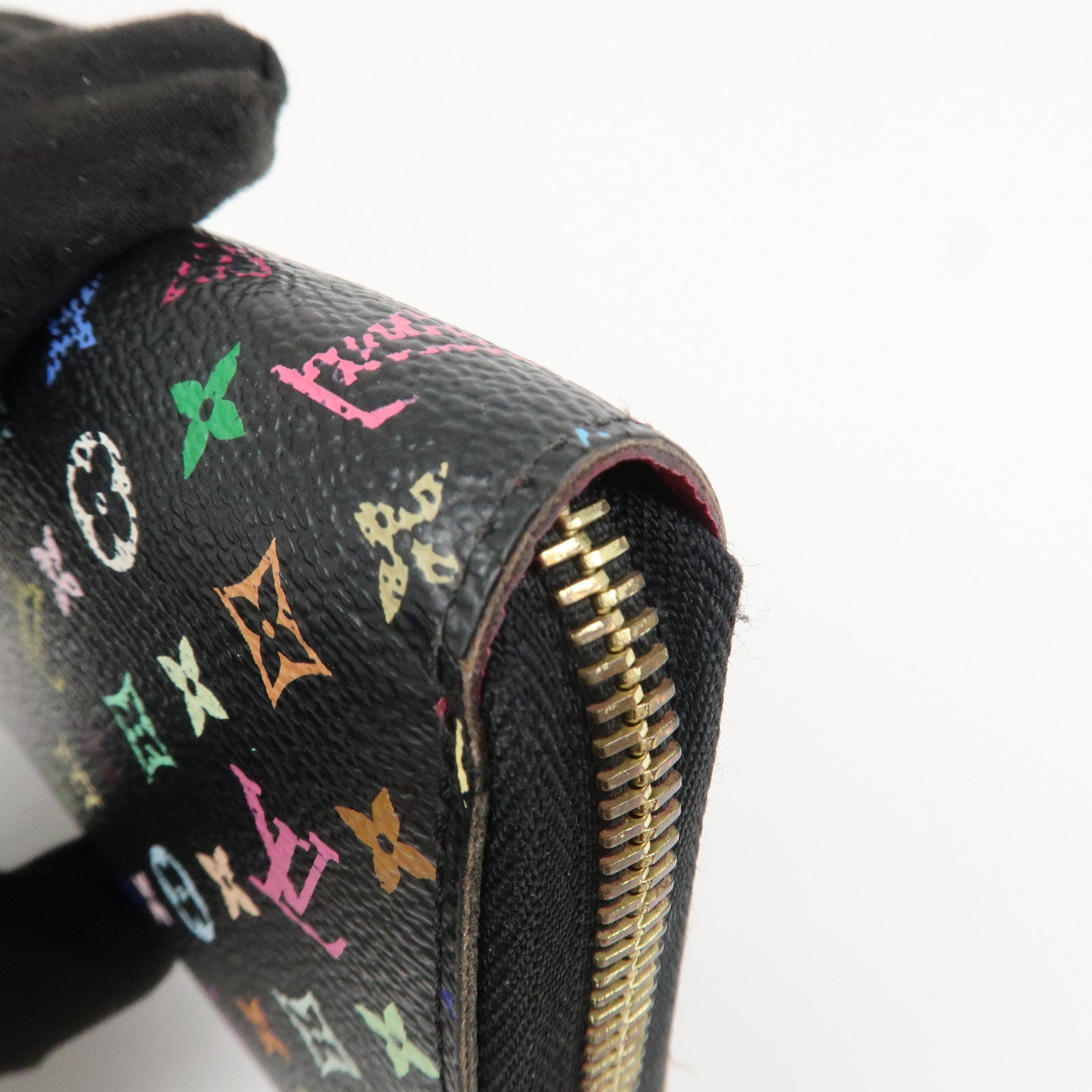 Louis Vuitton Monogram Multicolor Zippy Wallet Long Wallet Noir M60243
