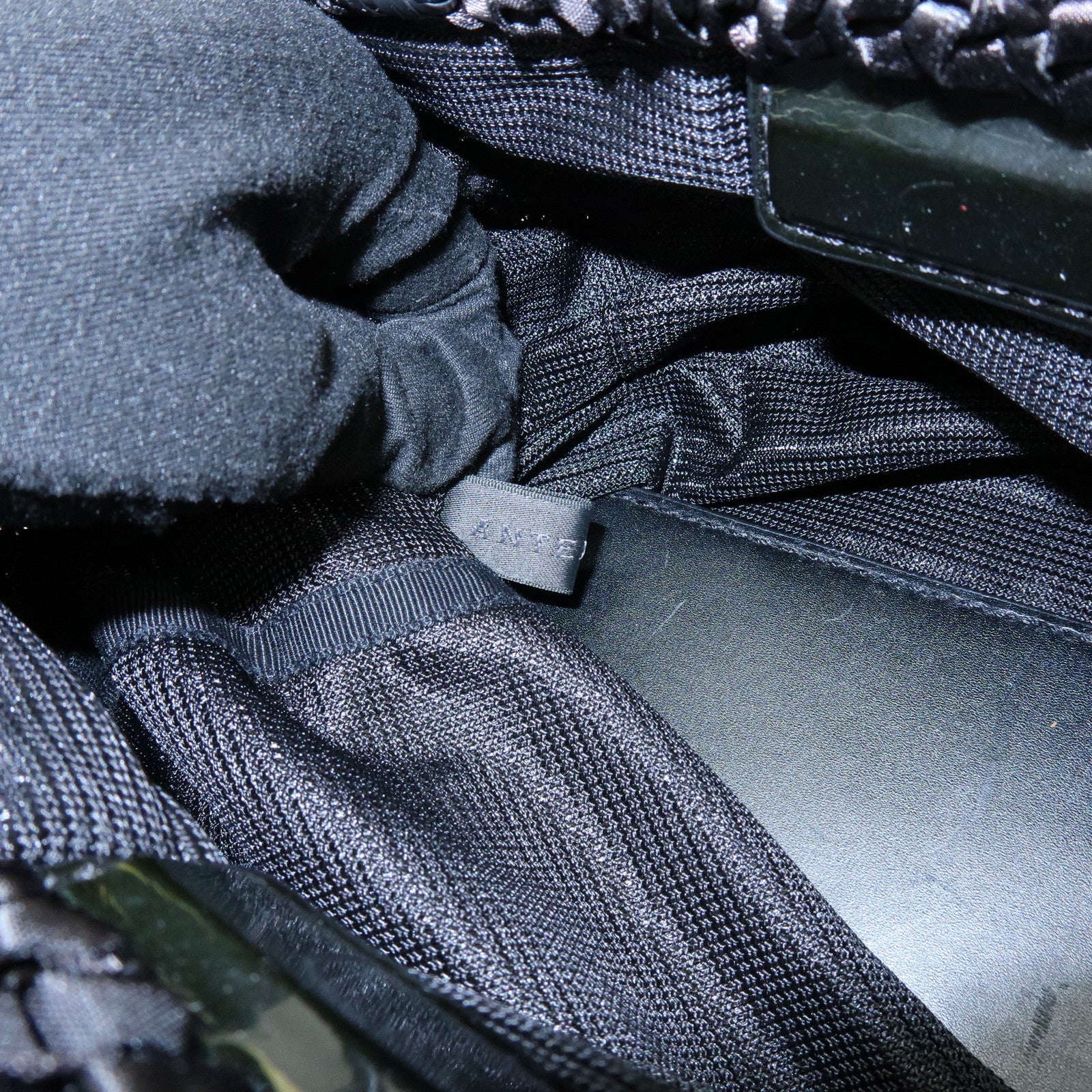 ANTEPRIMA Wire Nylon Tote Bag Hand Bag Black