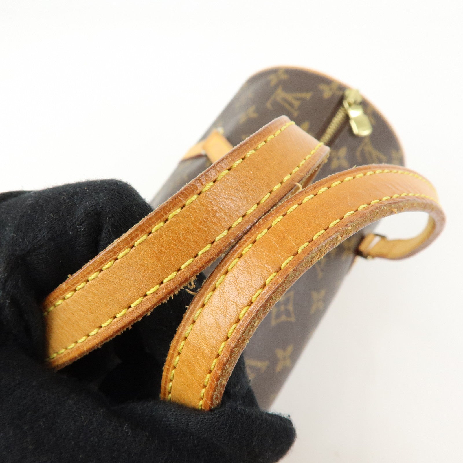 Louis Vuitton Monogram Papillon 30 Hand Bag Brown M51385