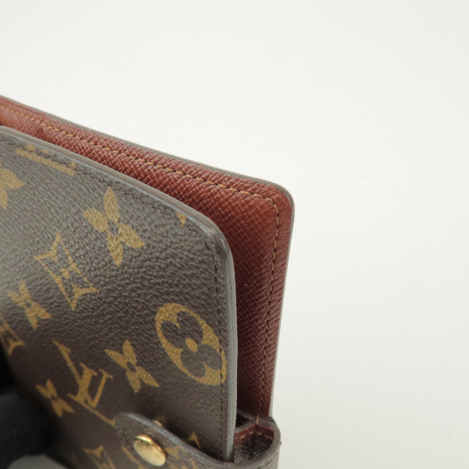 Louis Vuitton Monogram Agenda PM Planner Cover Brown R20005