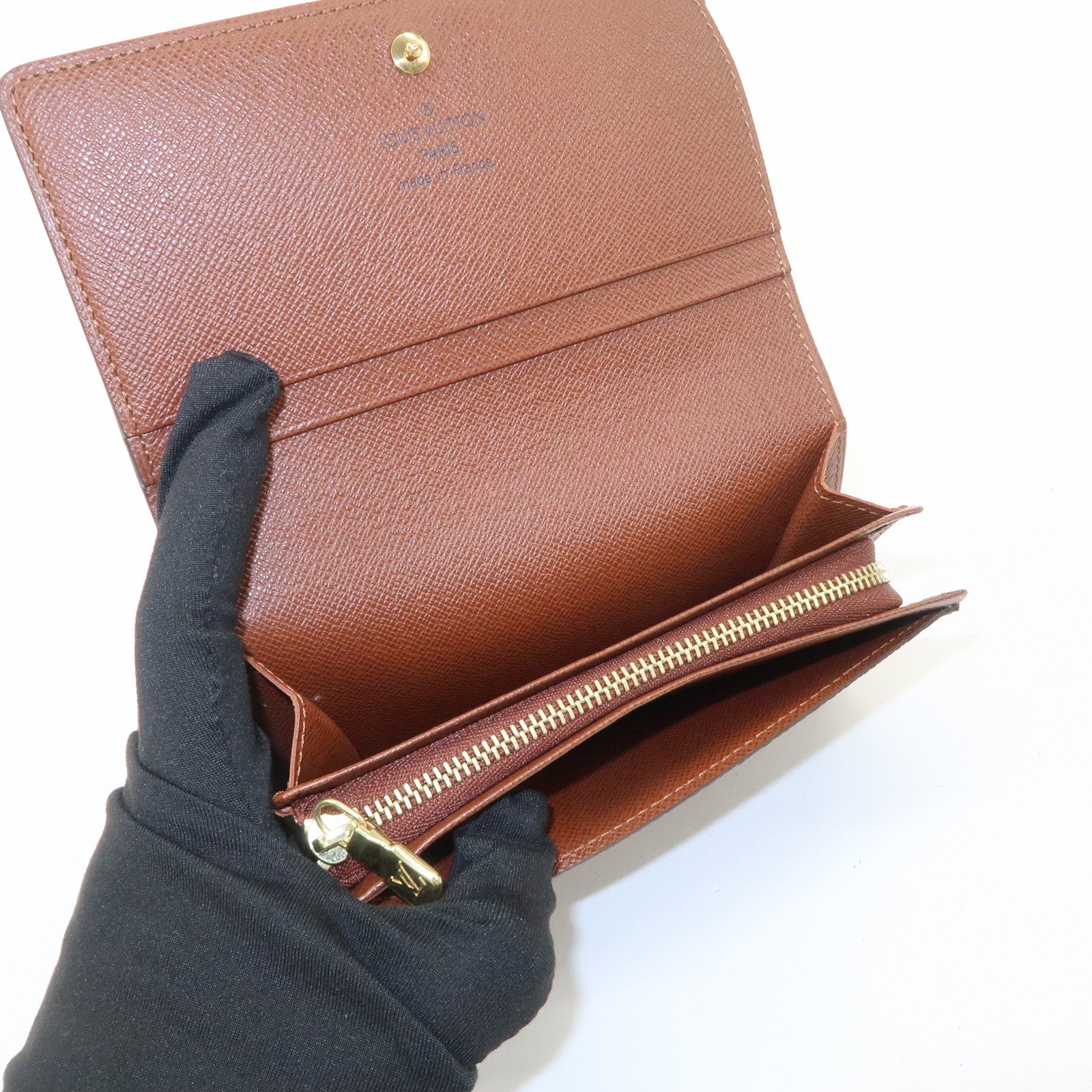 Louis Vuitton Monogram Porte Monnaie Billets Tresor Wallet M61730