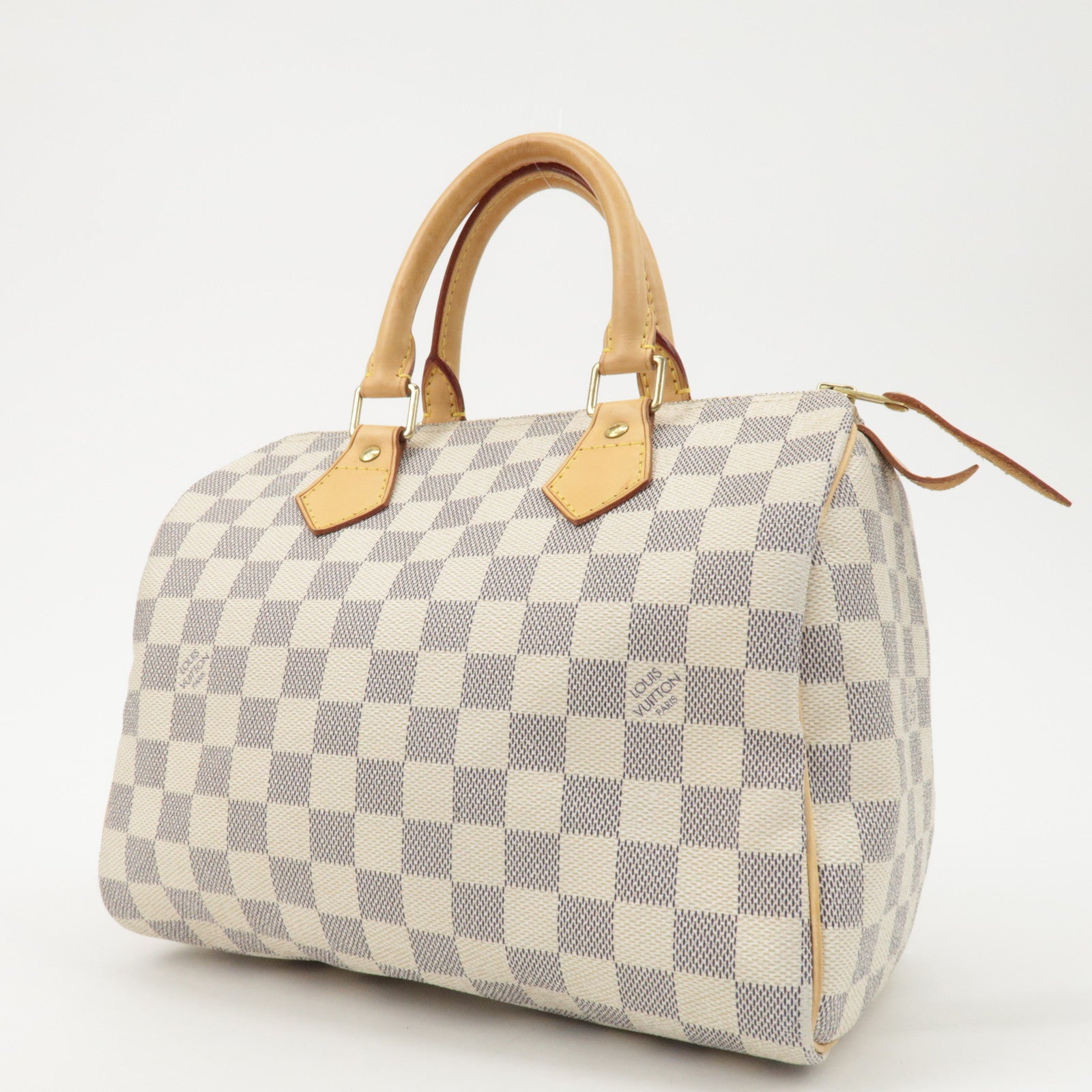 Louis Vuitton Damier Azur Speedy 25 Boston Bag Hand Bag N41534 Used