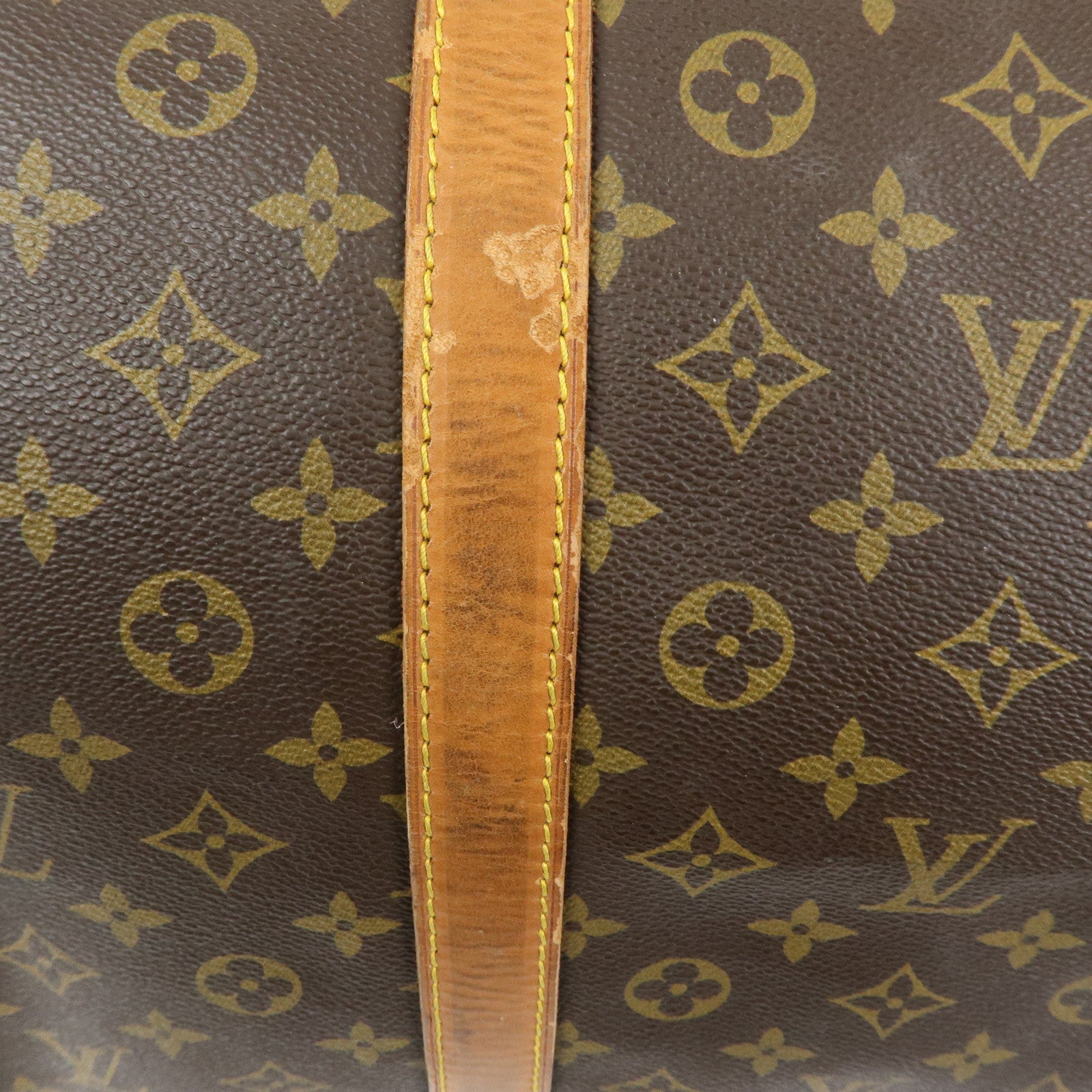 Louis Vuitton Monogram Keep All 60 Boston Bag Brown M41422