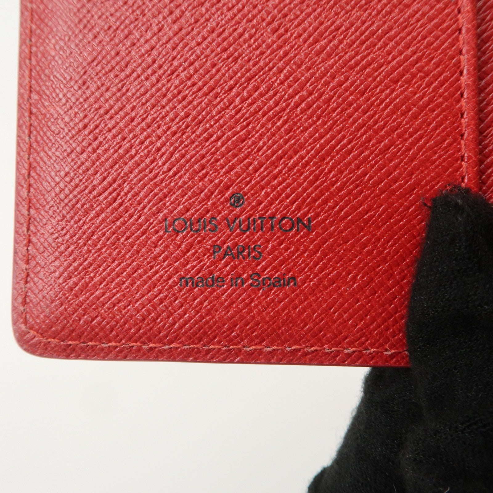 Louis Vuitton Epi Set of 2 Agenda Cover Castilian Red R20059 R20057 Used