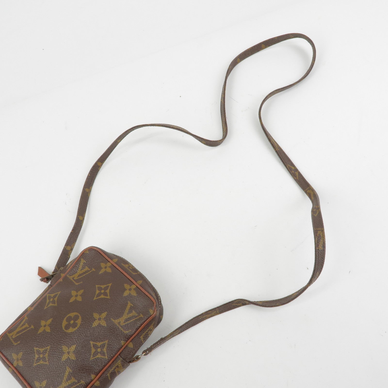 Louis Vuitton Monogram Mini Danube Shoulder Bag Brown M45268