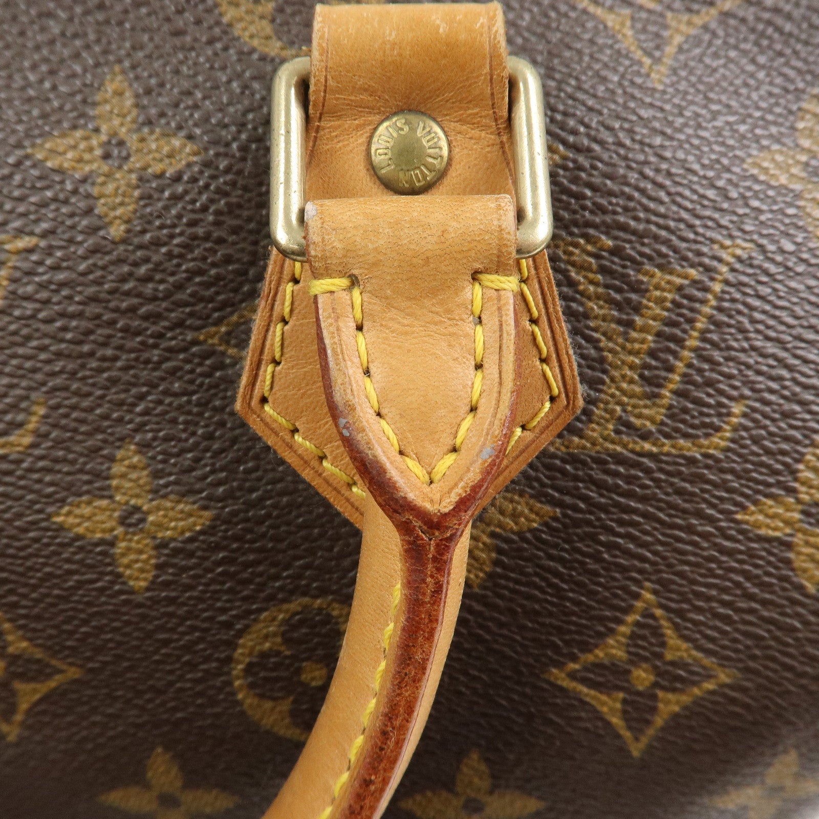Louis Vuitton Monogram Speedy 25 Boston Bag Hand Bag Brown M41528