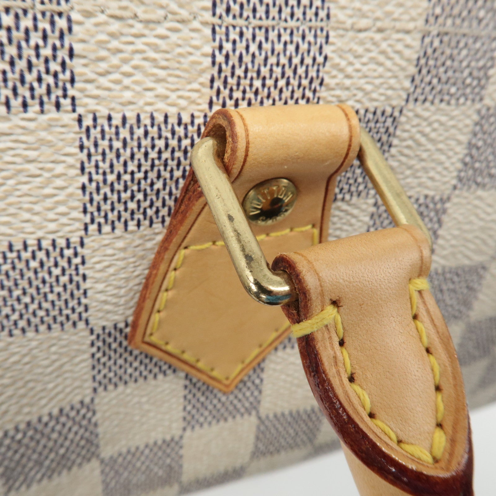 Louis Vuitton Damier Azur Speedy 25 Boston Bag Hand Bag N41534 Used