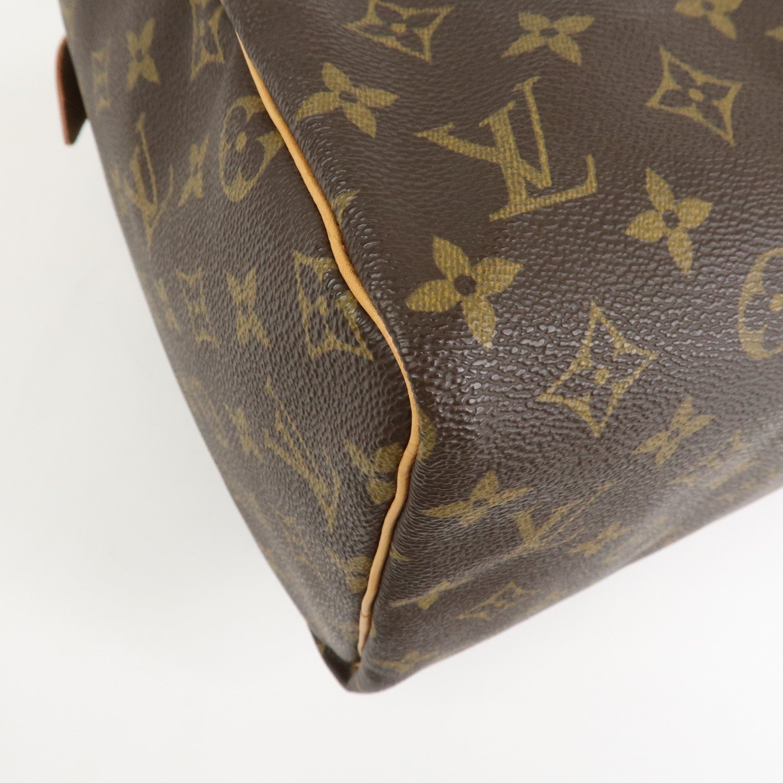 Louis Vuitton Monogram Canvas Speedy 30 Hand Bag Brown M41526