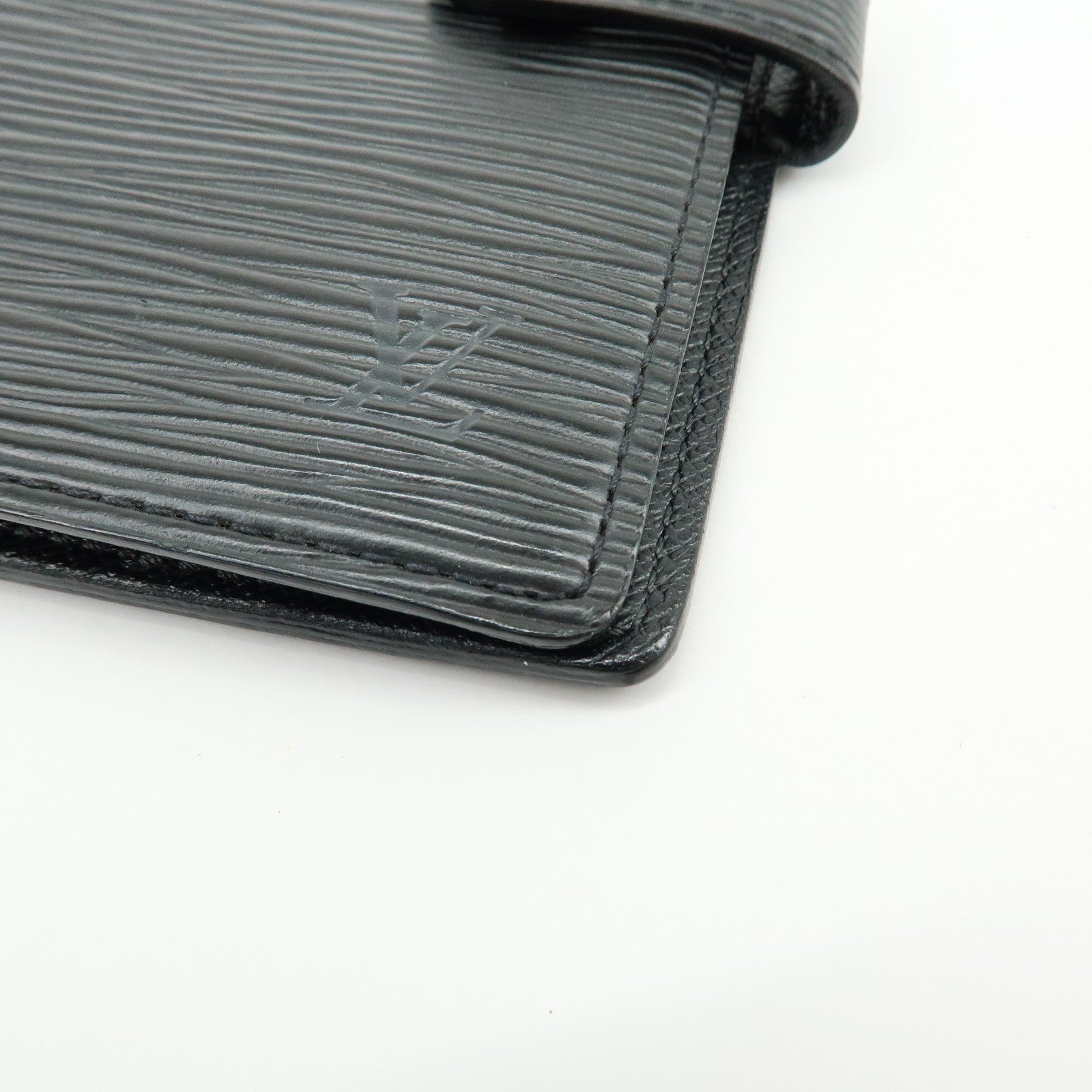 Louis Vuitton Epi Agenda PM Planner Cover Noir R20052