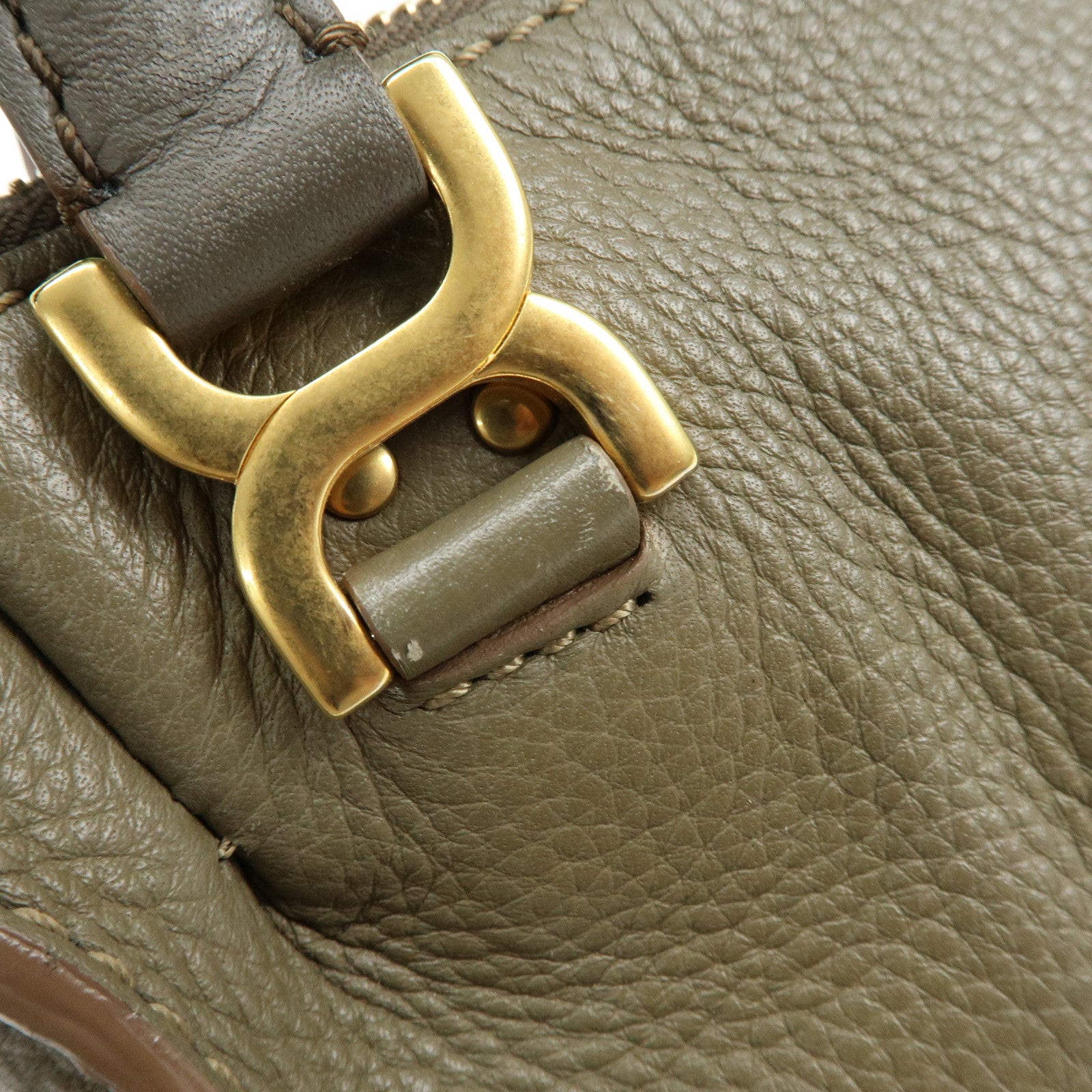 Chloe Mercy Leather 2Way Bag Shoulder Bag Brown