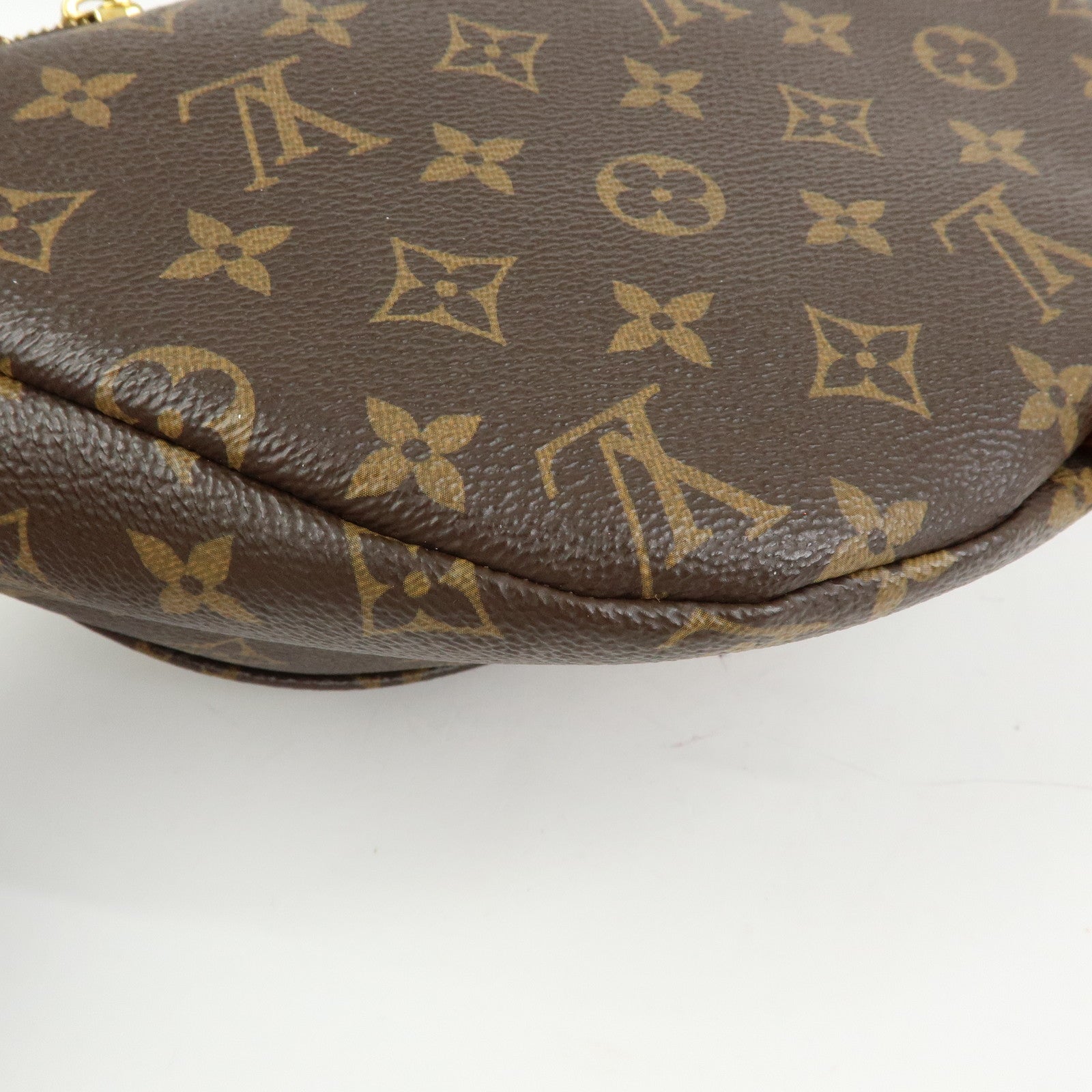 Louis Vuitton Monogram Bum Bag Crossbody Shoulder Bag Brown M43644