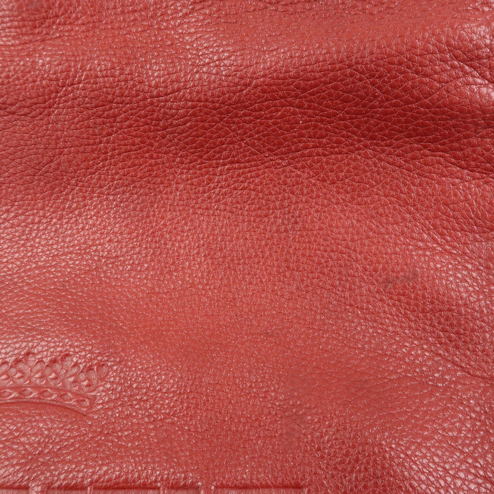 LOEWE Heritage Leather Shoulder Bag Crossbody Bag Red