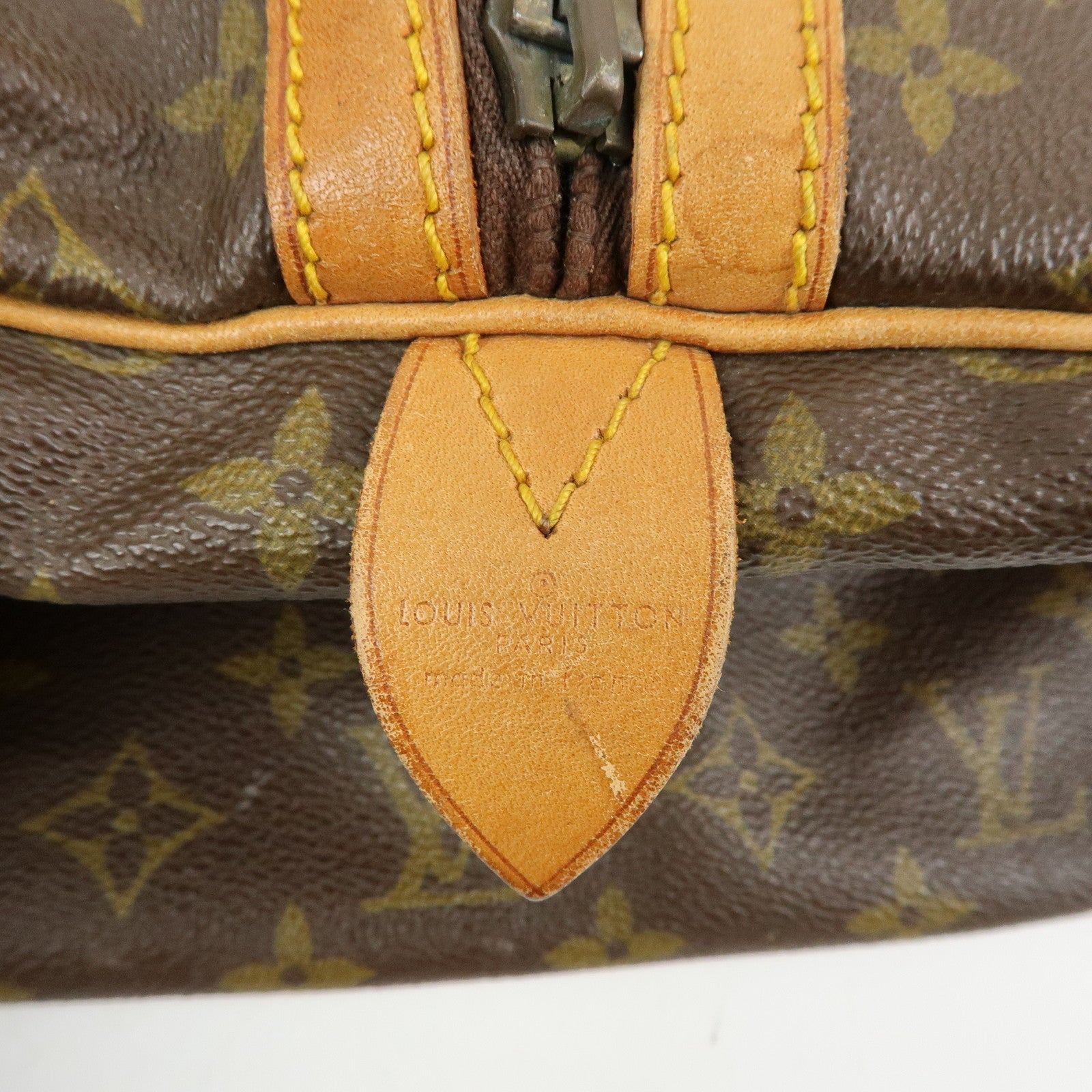 Louis Vuitton Monogram Sac Souple 55 Boston Bag Brown M41622