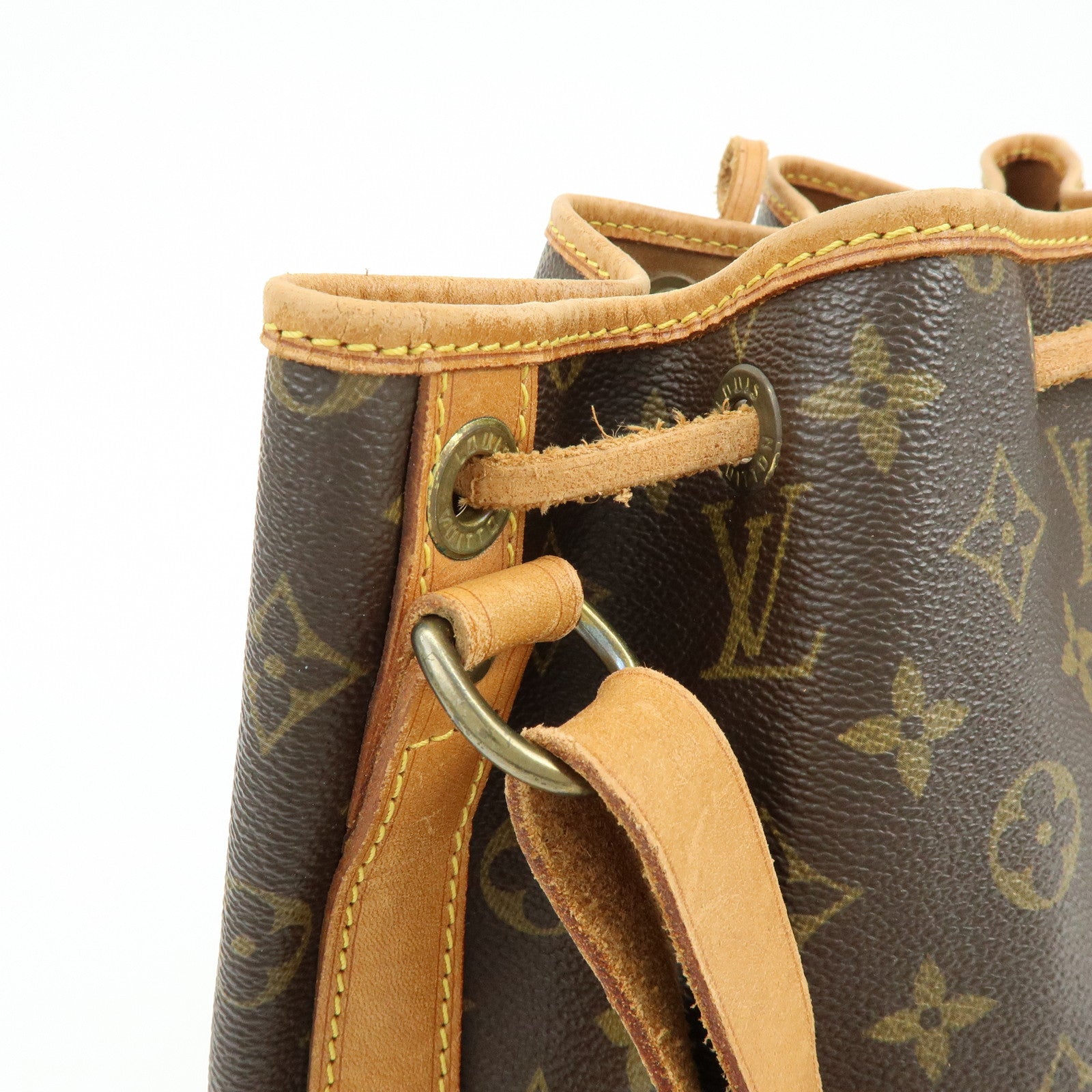 Louis Vuitton Monogram Petit Noe Shoulder Bag Brown M42226