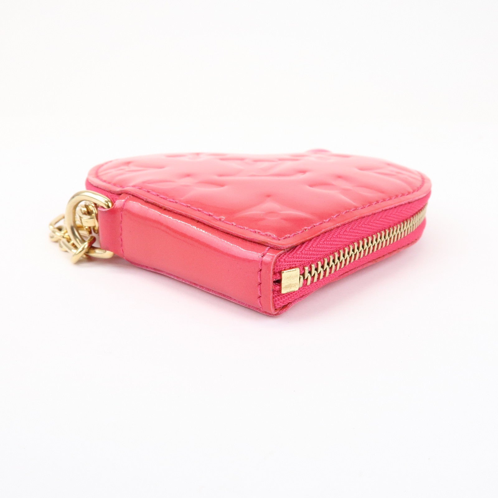 Louis Vuitton Monogram Vernis Porte Monnaie Coeur Coin Case M93657