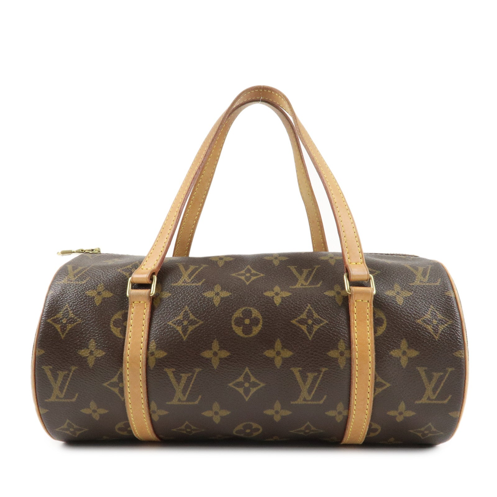 Louis Vuitton Monogram Papillon 26 Hand Bag Shoulder Bag Brown M51386 Used