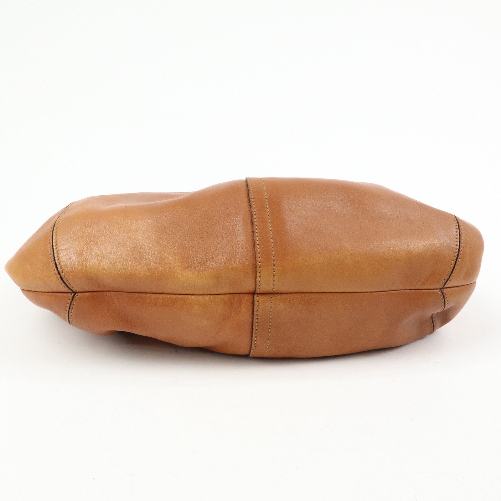 COACH Ergo Leather Shoulder Bag Hand Bag Camel