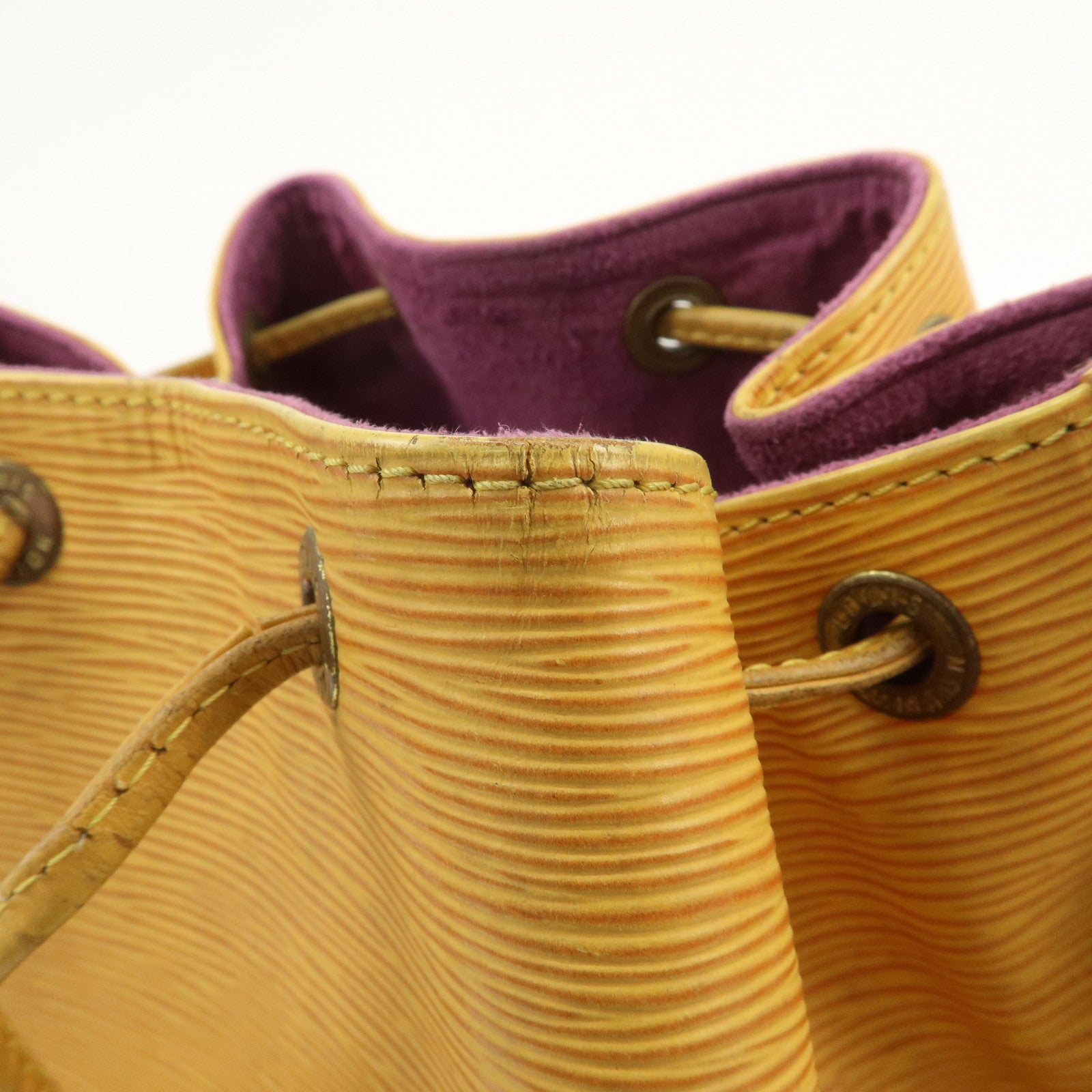 Louis Vuitton Epi Noe Leather Shoulder Bag Tassili Yellow M44009
