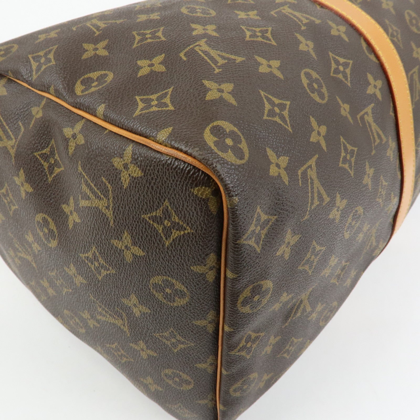 Louis Vuitton Monogram Keep All 50 Boston Bag Hand Bag Brown M41426