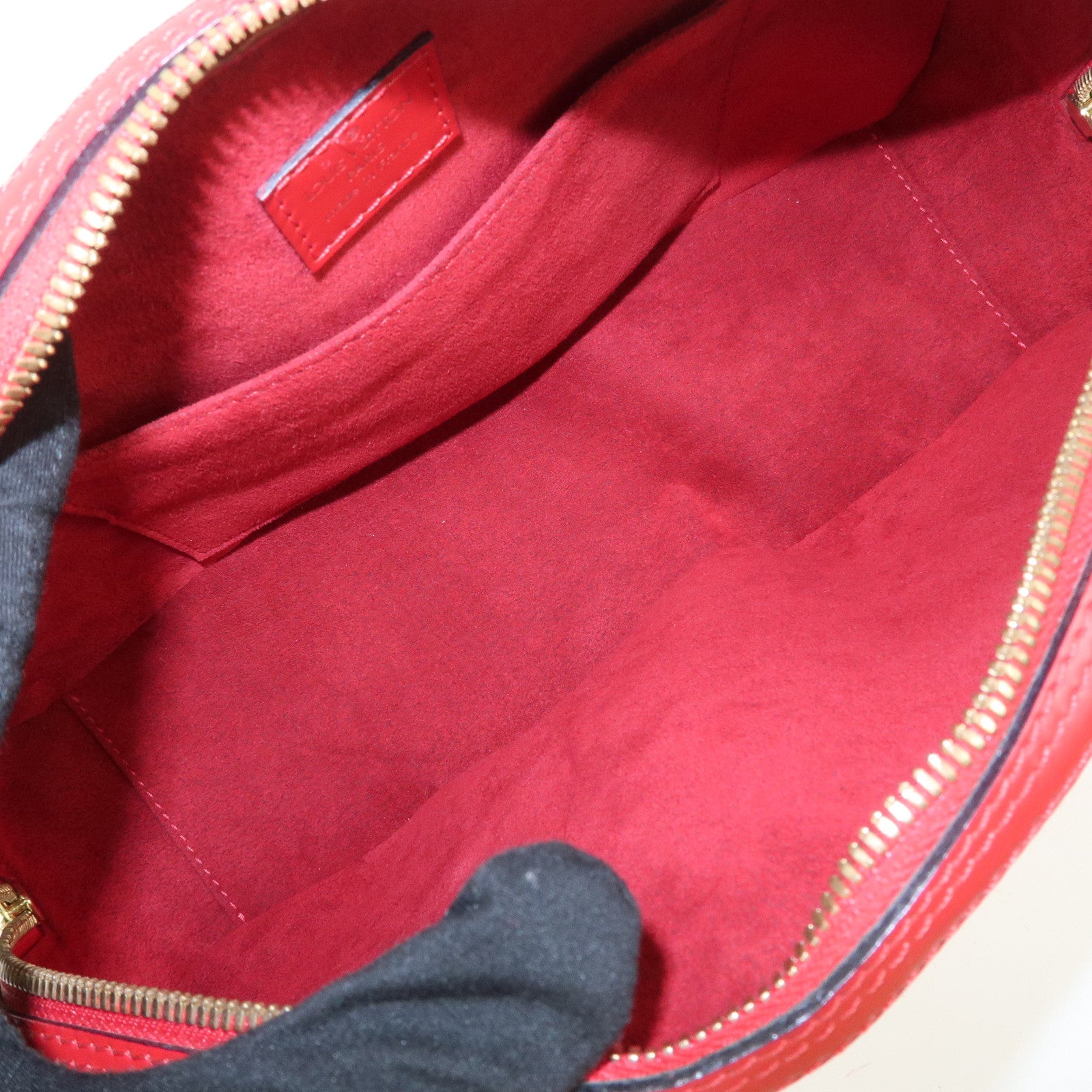 Louis Vuitton Epi Leather Jasmine Hand Bag Castilian Red M52087