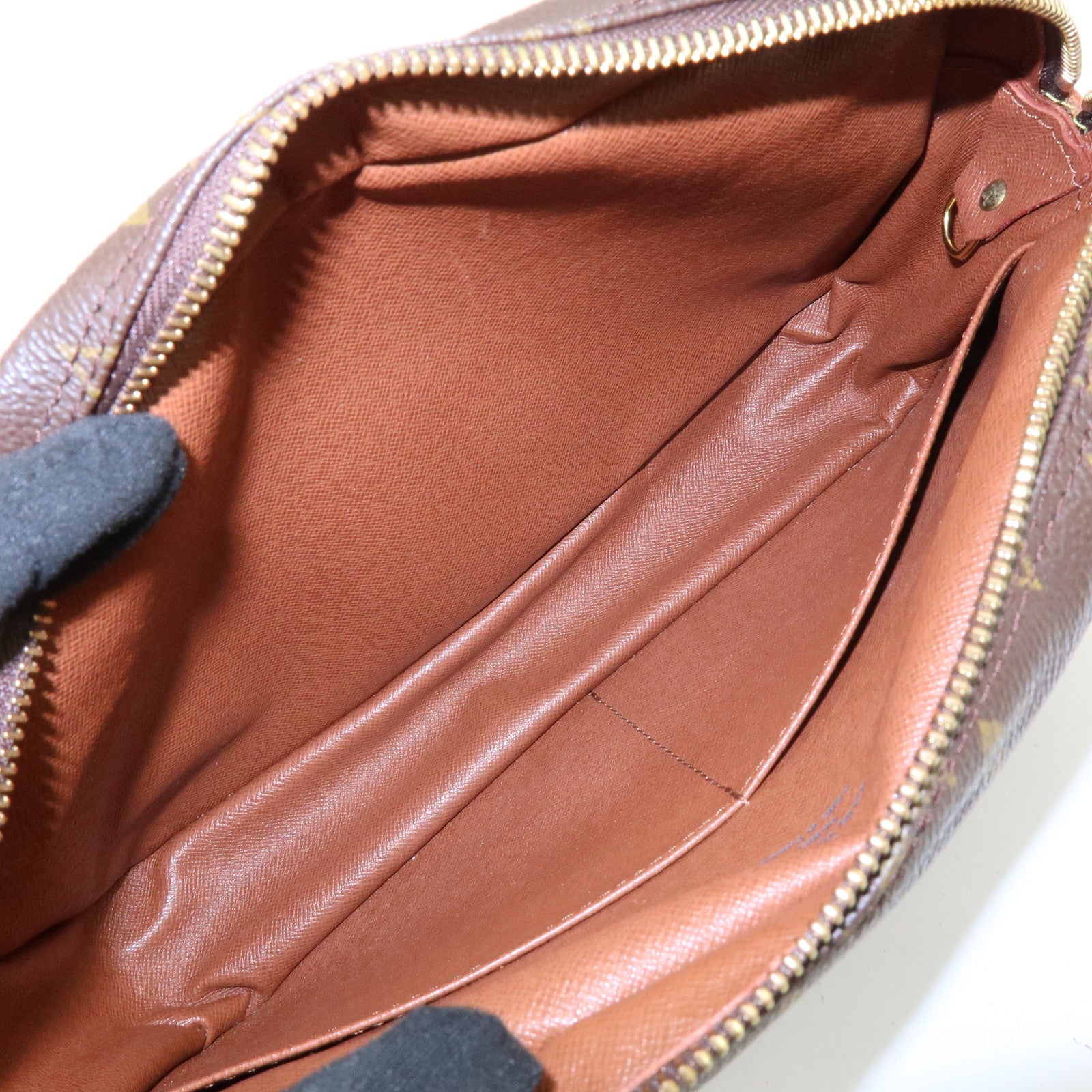 Louis Vuitton Monogram Compiegne 28 Pouch Clutch Bag Brown M51845