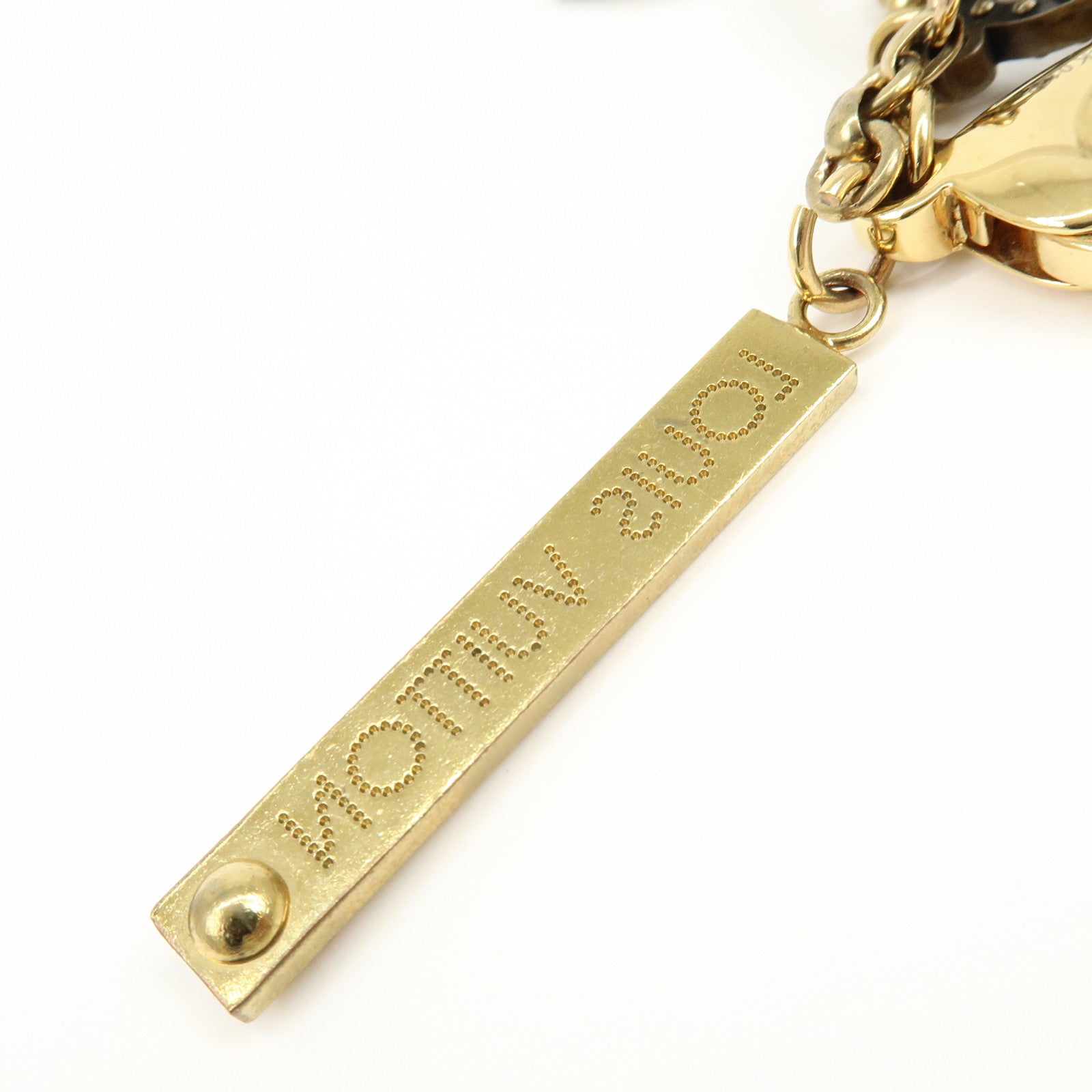 Louis Vuitton Bijoux Sac Tapage Metal Bag Charm Gold Silver M65090