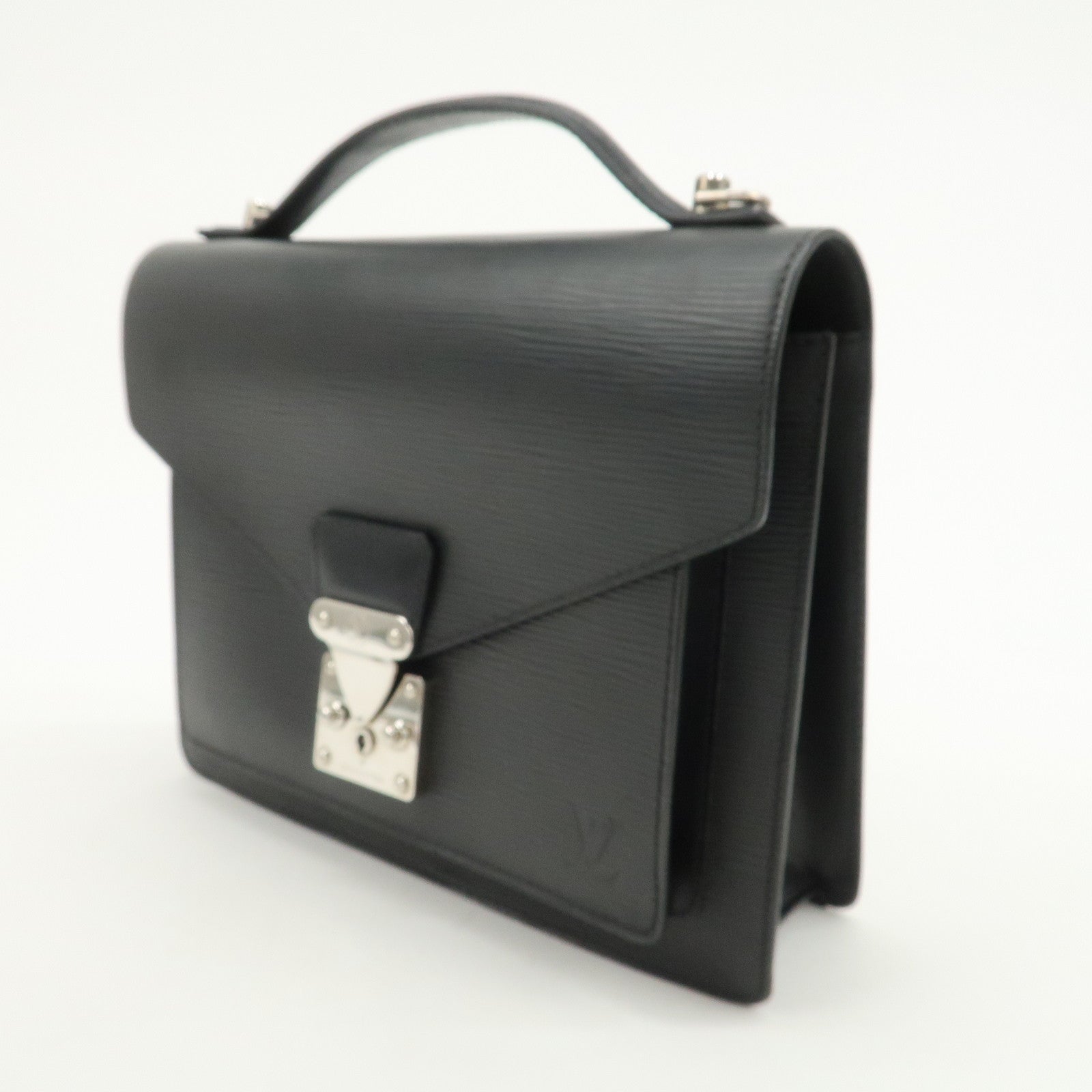 Louis Vuitton Epi Monceau 2Way Shoulder Bag Hand Bag Noir M52122