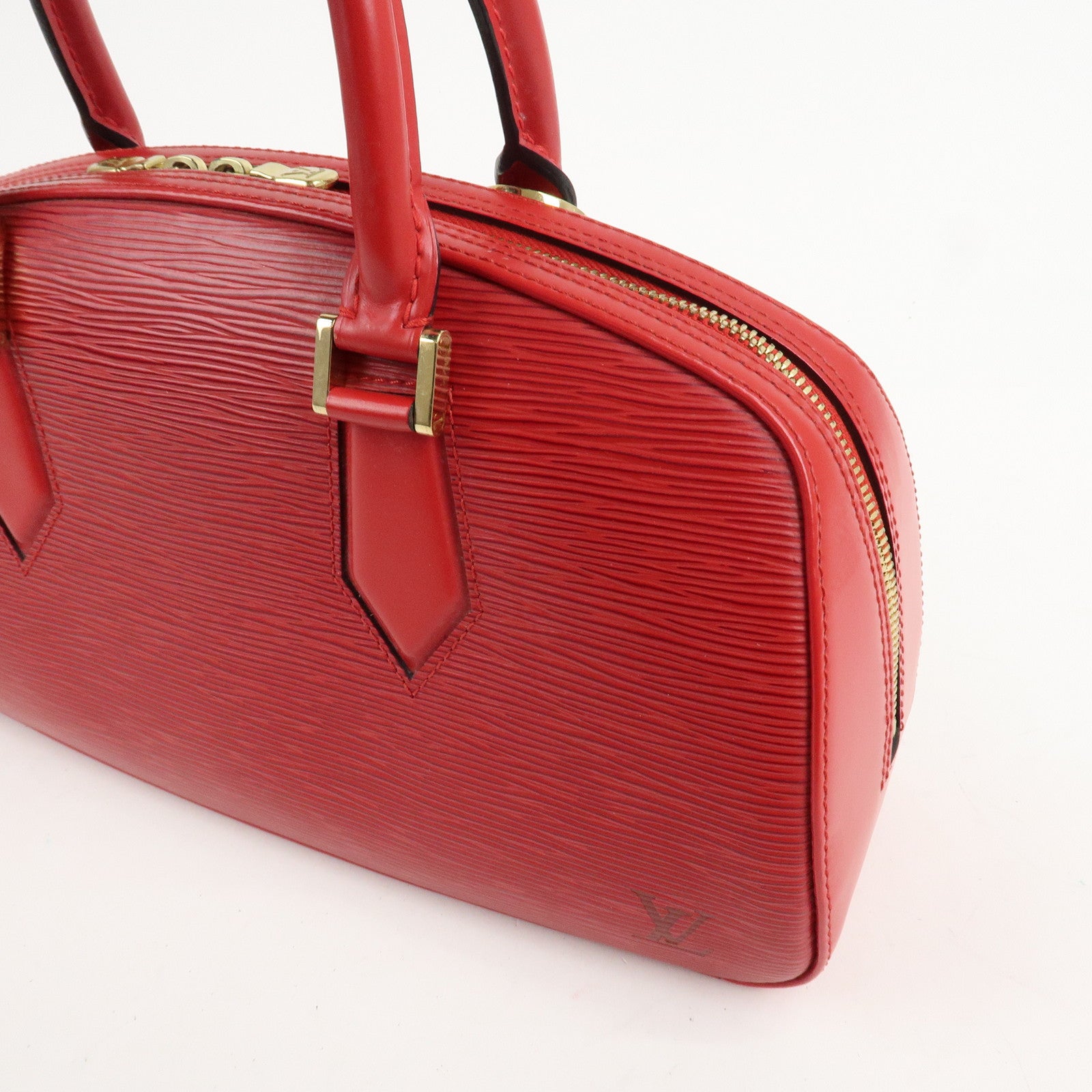 Louis Vuitton Epi Jasmine Hand Bag Castilian Red M52087