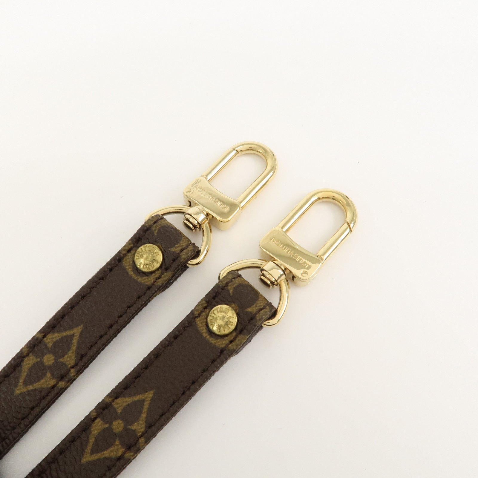 Louis Vuitton Monogram Leather Shoulder Strap 100cm 1.6cm Brown